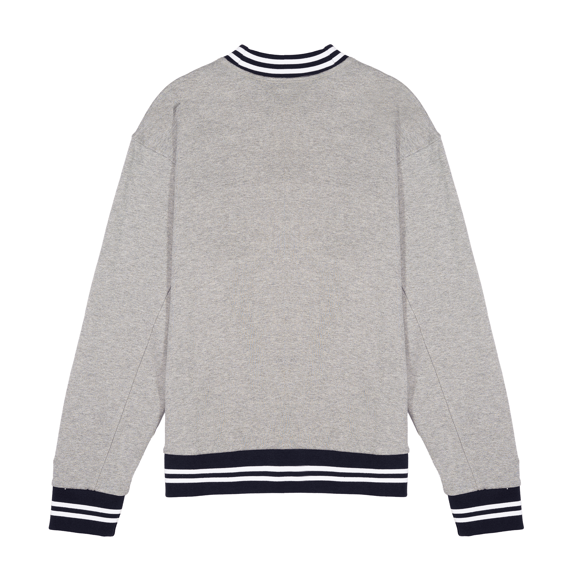 New Era Branded Ombre Heather Gray Crewneck - Image 2