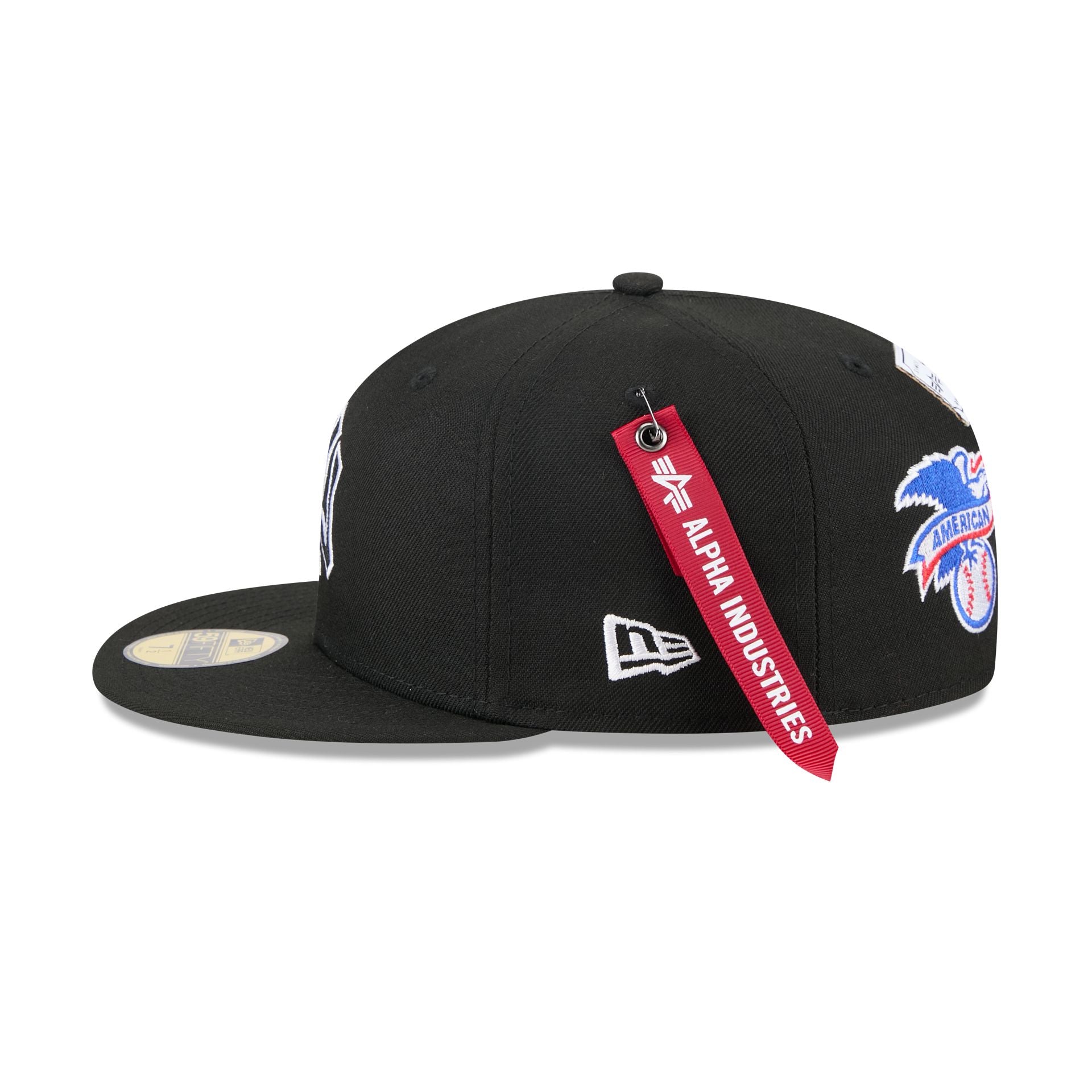 Alpha Industries x New York Yankees Black 59FIFTY Fitted Hat - Image 4