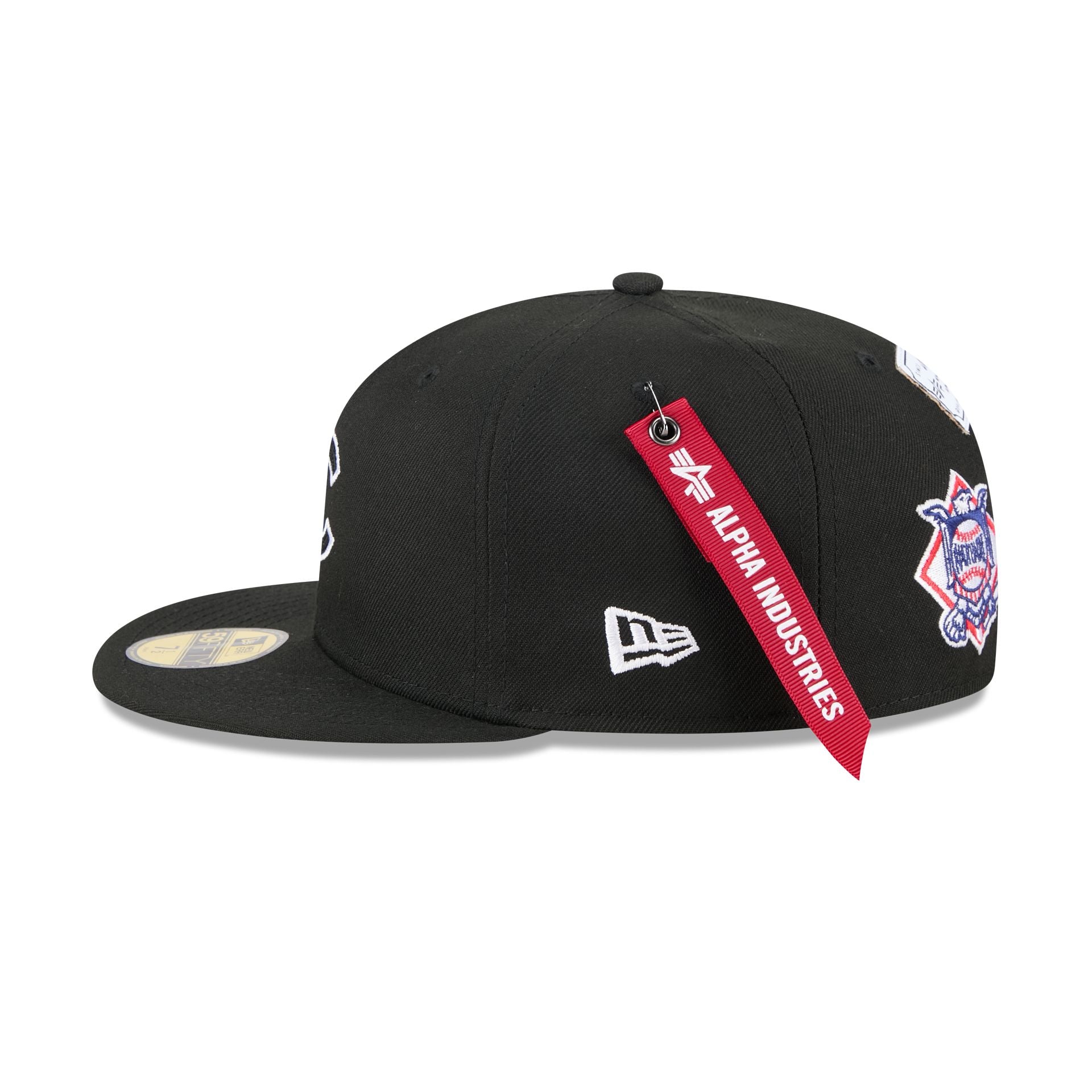 Alpha Industries x Chicago Cubs Black 59FIFTY Fitted Hat - Image 4