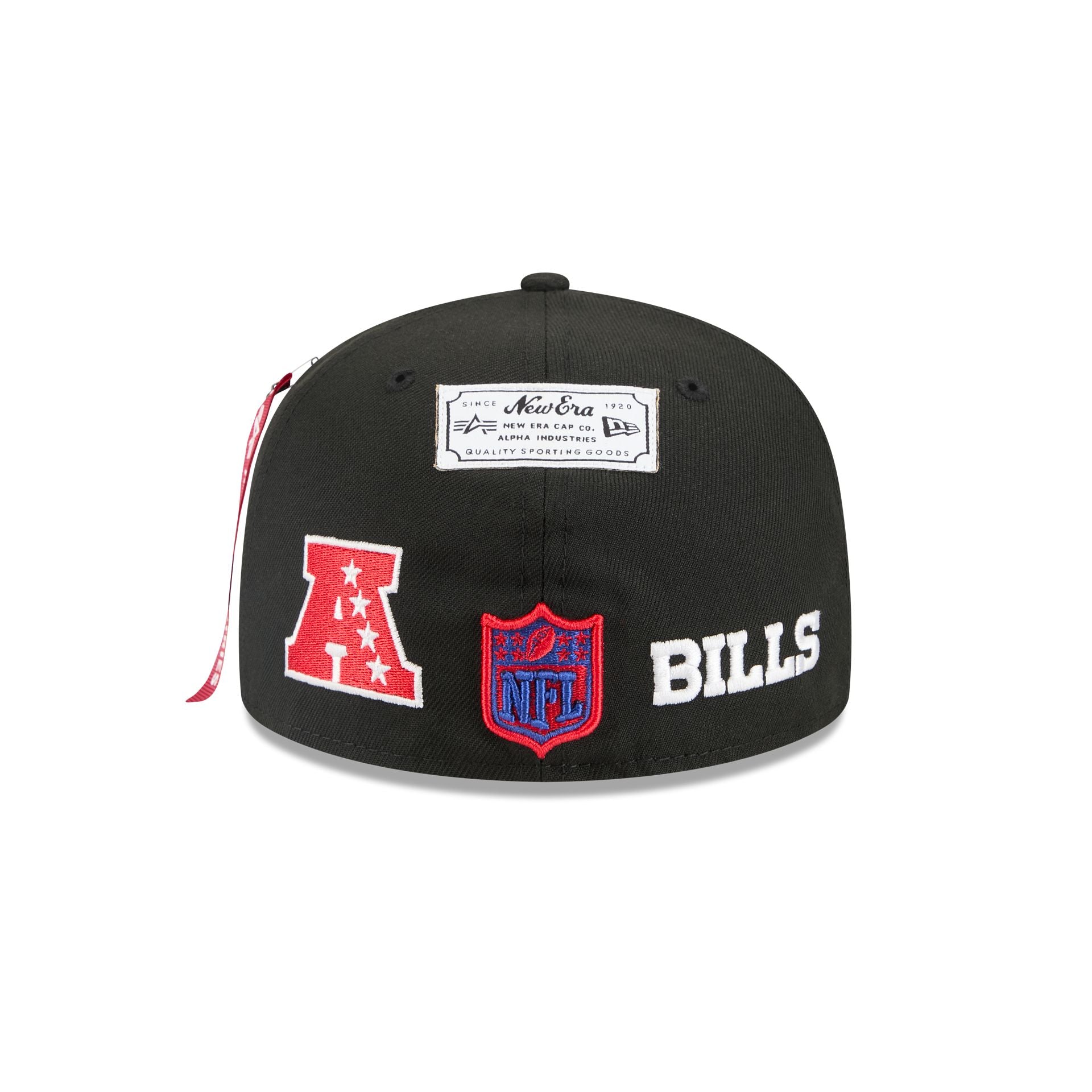 Alpha Industries x Buffalo Bills Black 59FIFTY Fitted Hat - Image 6