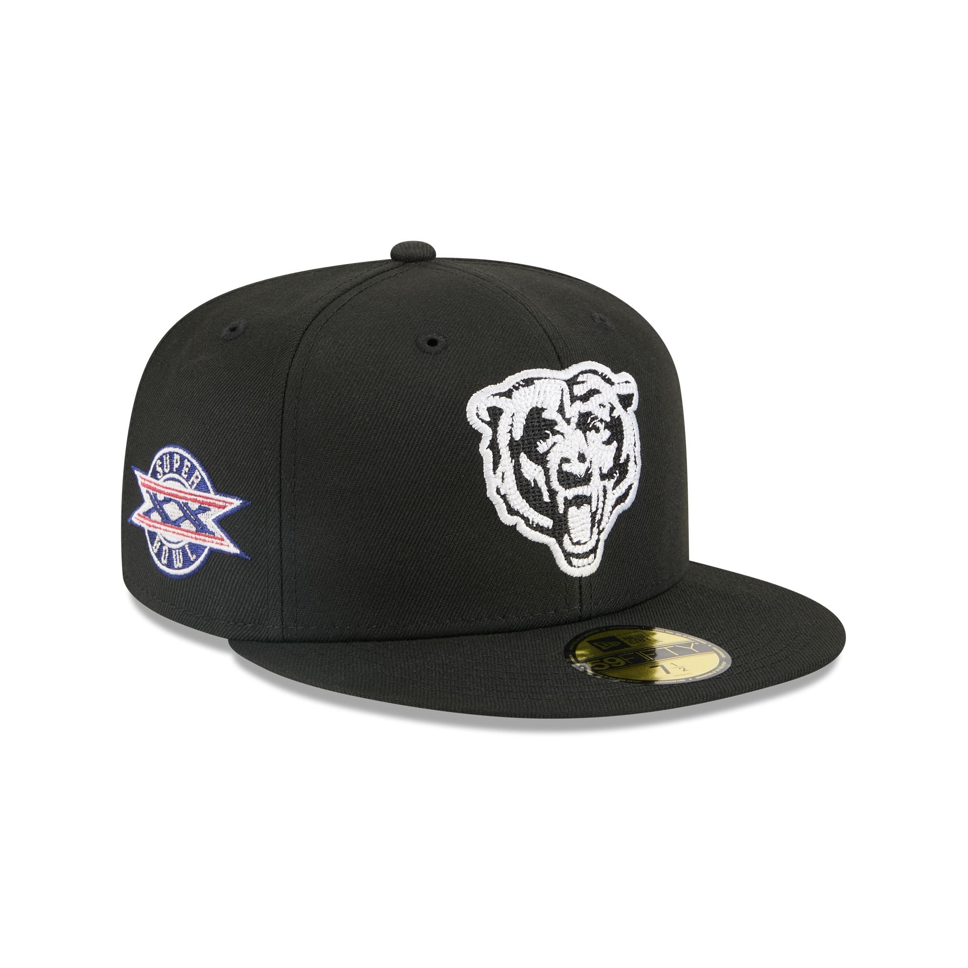 Alpha Industries x Chicago Bears Black 59FIFTY Fitted Hat - Image 3