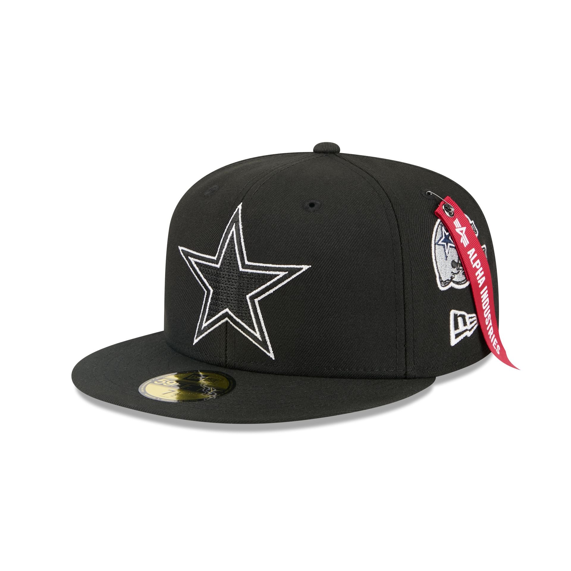 Alpha Industries x Dallas Cowboys Black 59FIFTY Fitted Hat