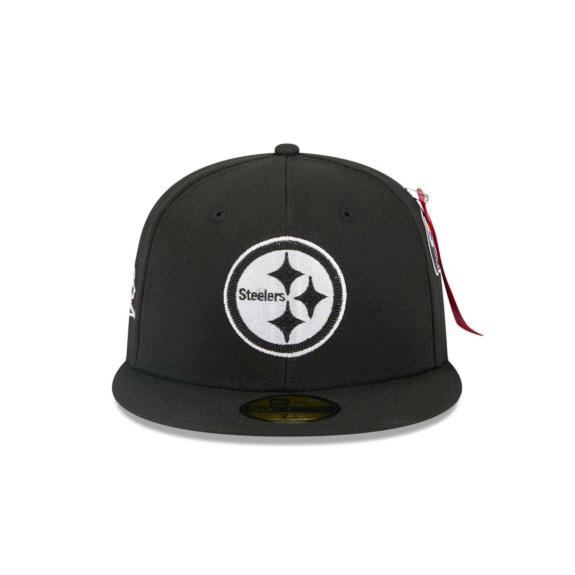 Alpha Industries x Pittsburgh Steelers Black 59FIFTY Fitted Hat - Image 2