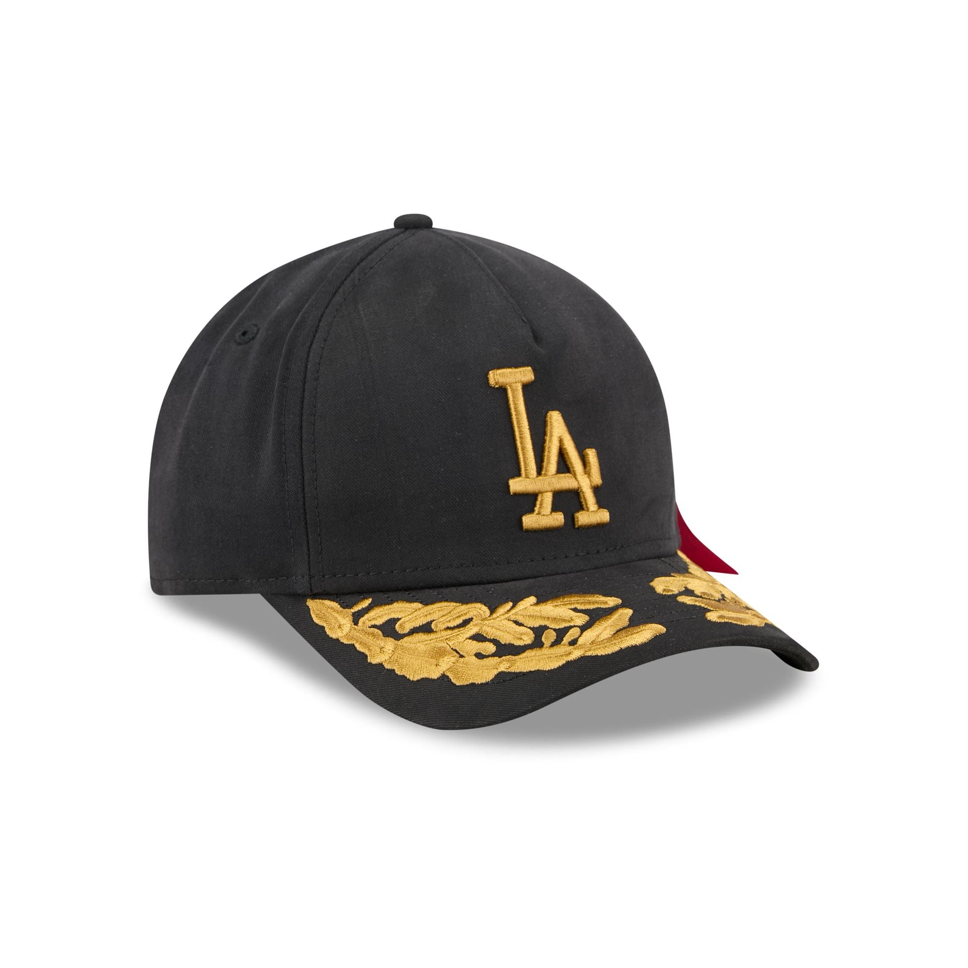 Alpha Industries x Los Angeles Dodgers Black 9FORTY M-Crown A-Frame Snapback Hat - Image 3