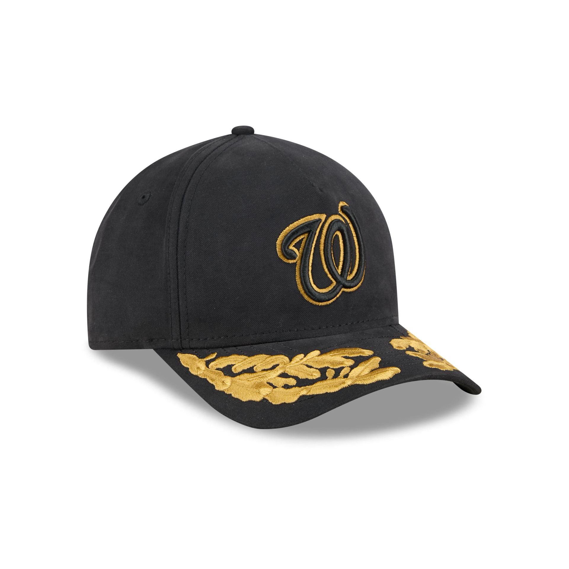 Alpha Industries x Washington Nationals Black 9FORTY M-Crown A-Frame Snapback Hat - Image 3