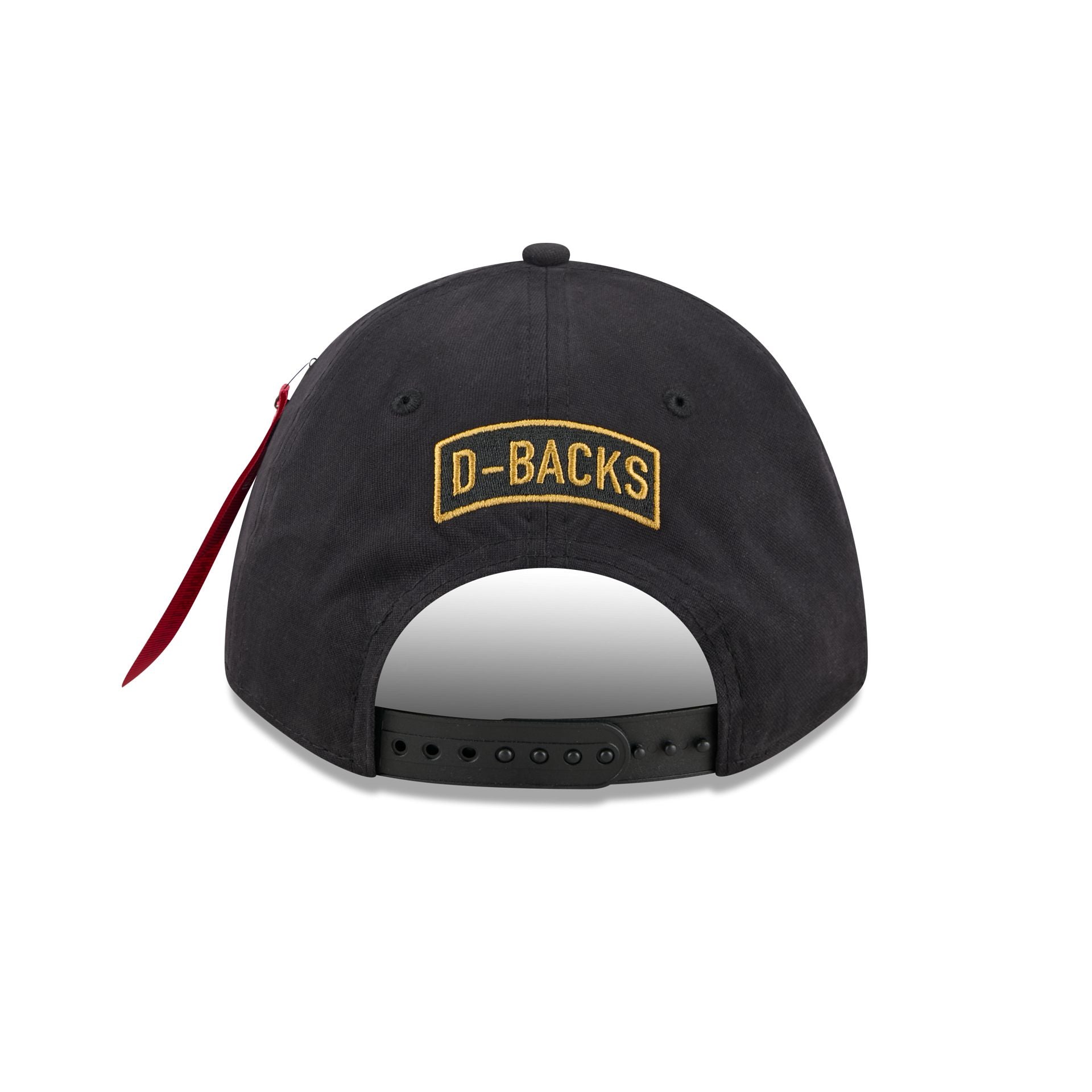 Alpha Industries x Arizona Diamondbacks Black 9FORTY M-Crown A-Frame Snapback Hat - Image 6