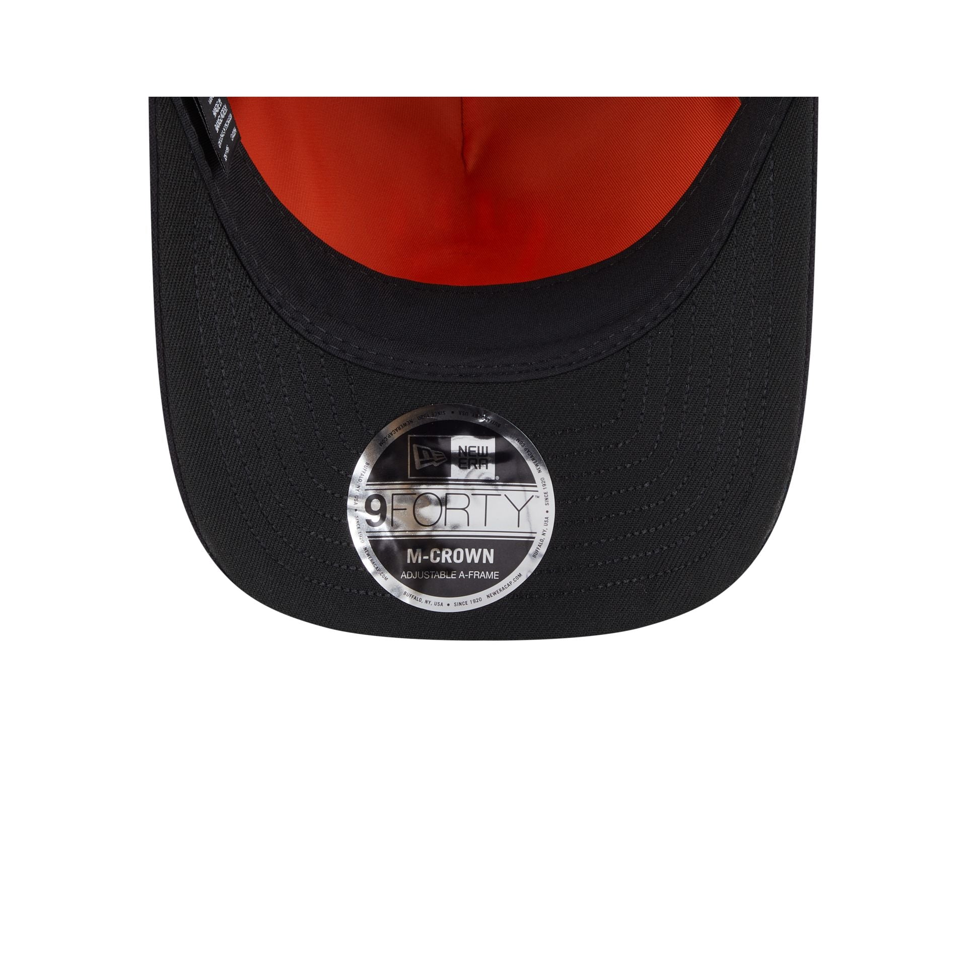 Alpha Industries x Milwaukee Brewers Black 9FORTY M-Crown A-Frame Snapback Hat - Image 7