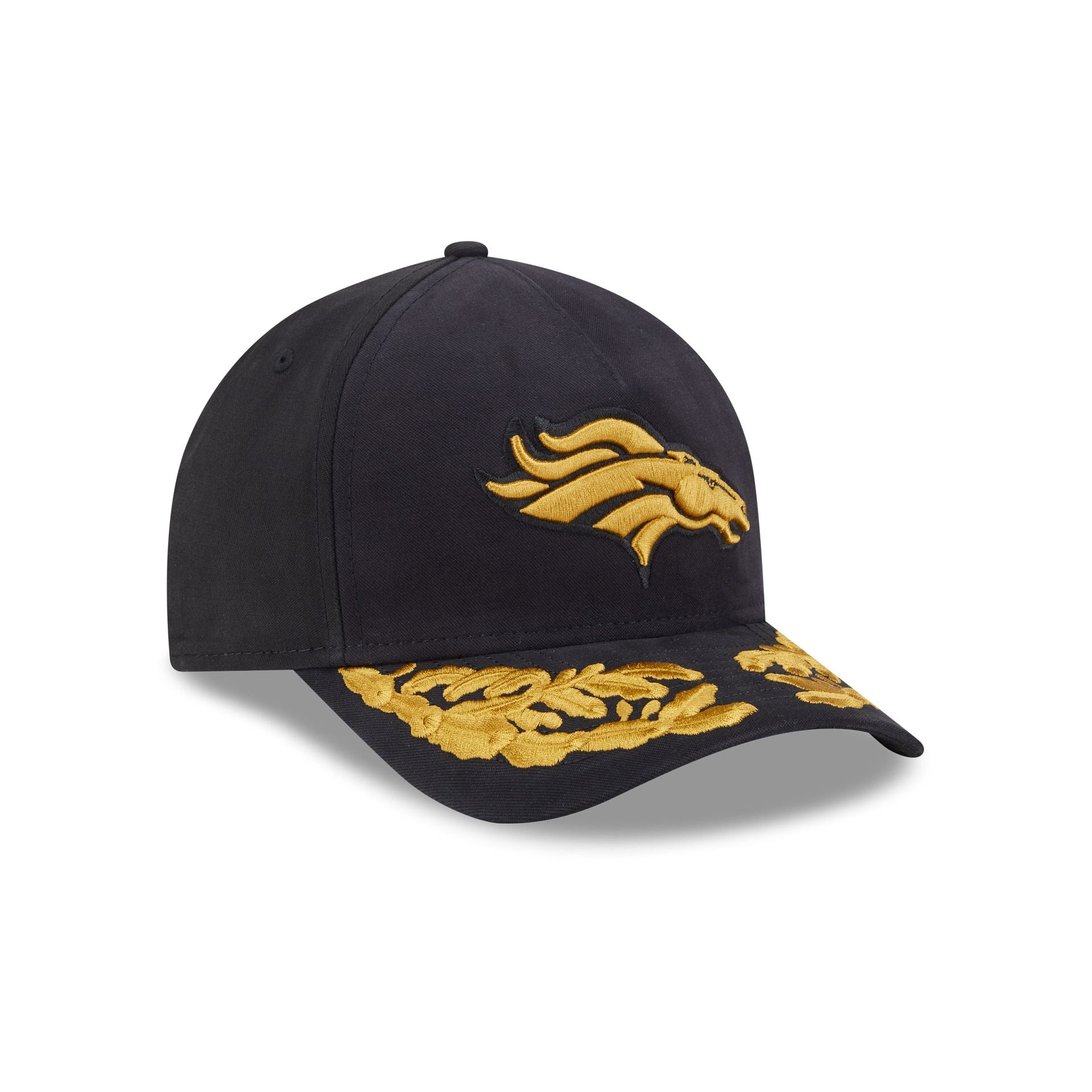 Alpha Industries x Denver Broncos Black 9FORTY M-Crown A-Frame Snapback Hat - Image 3