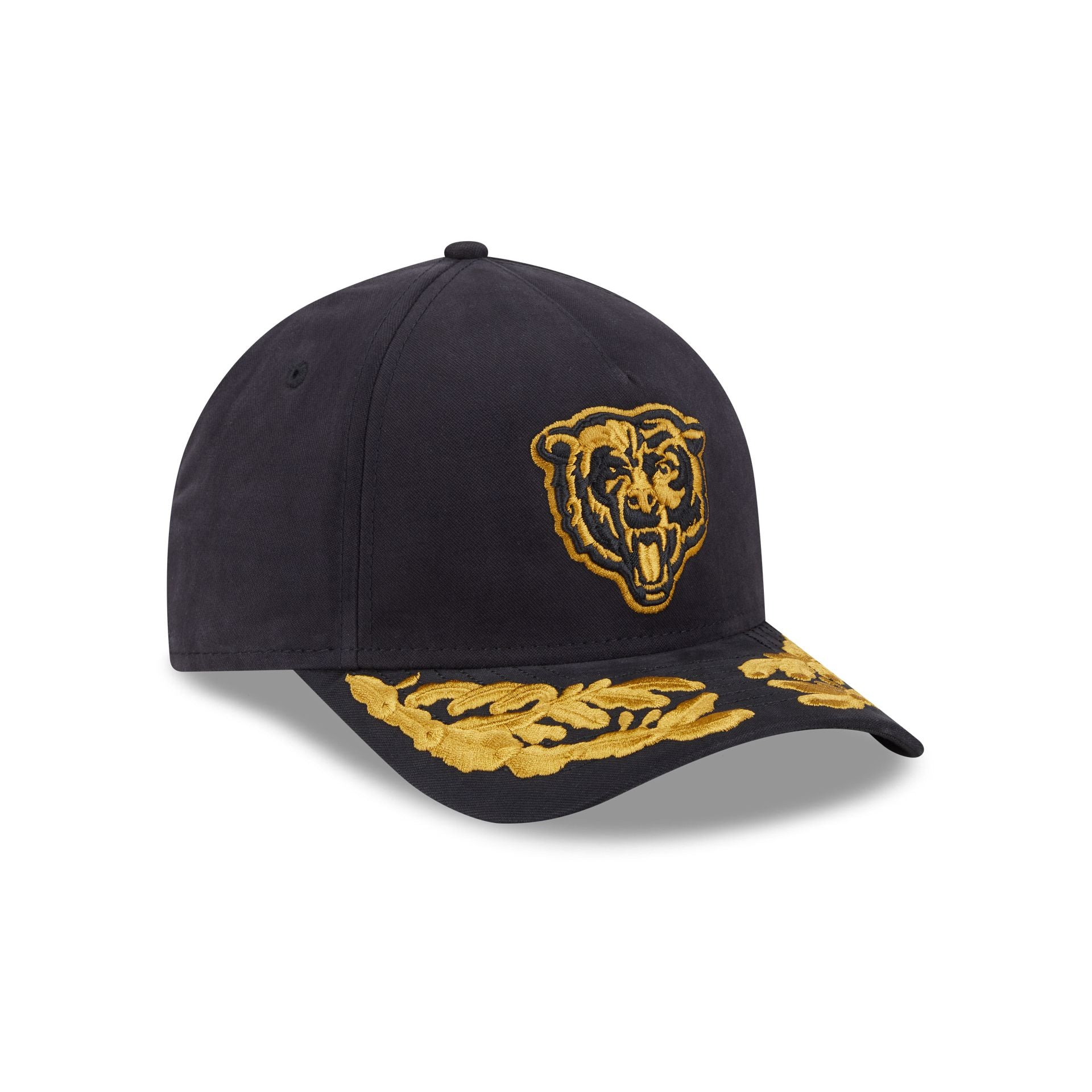 Alpha Industries x Chicago Bears Black 9FORTY M-Crown A-Frame Snapback Hat - Image 3