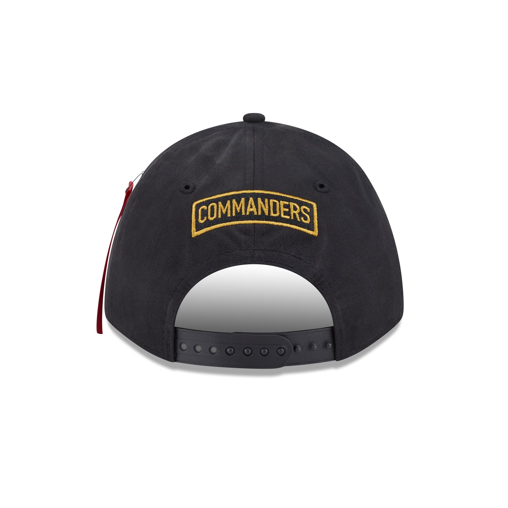 Alpha Industries x Washington Commanders Black 9FORTY M-Crown A-Frame Snapback Hat - Image 6