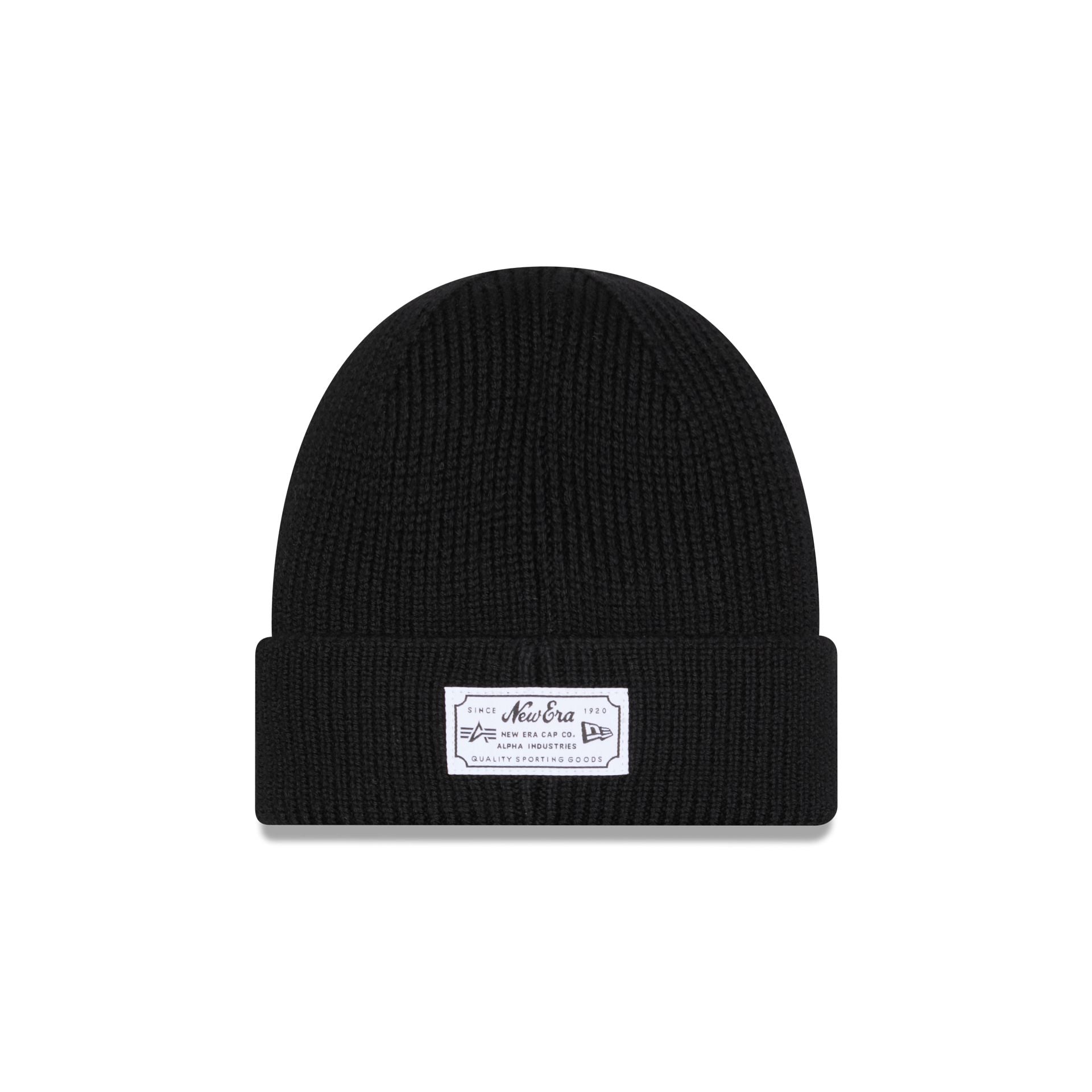 Alpha Industries x Seattle Mariners Black Cuff Knit Hat - Image 3