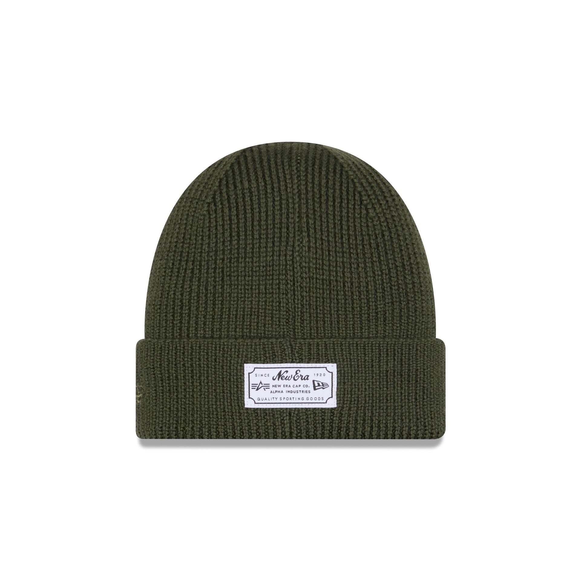 Alpha Industries x Houston Astros Olive Green Cuff Knit Hat - Image 3
