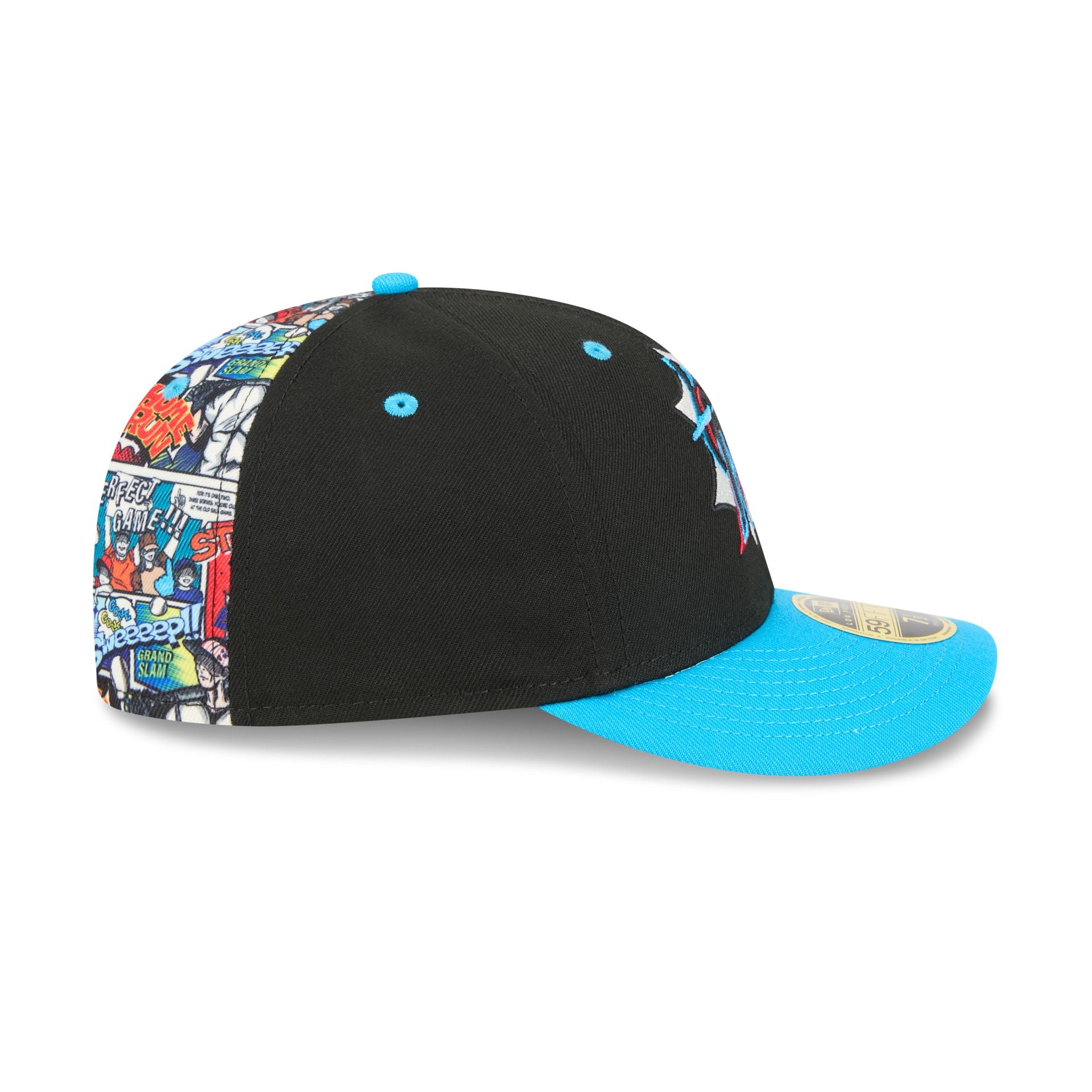 Miami Marlins Diamond Hero Edition Low Profile 59FIFTY Fitted Hat - Image 5
