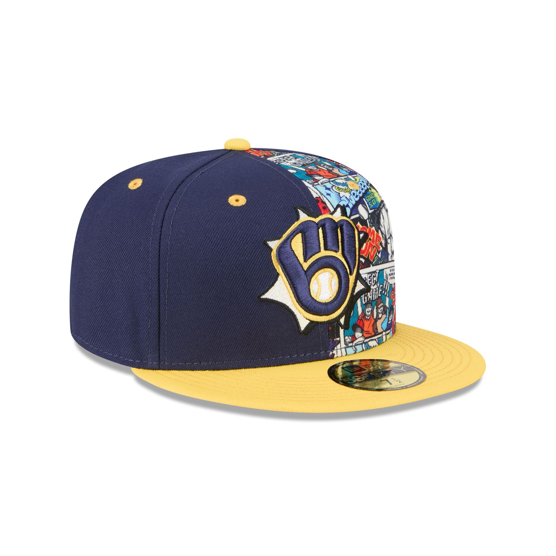 Milwaukee Brewers Diamond Hero Edition 59FIFTY Fitted Hat - Image 3