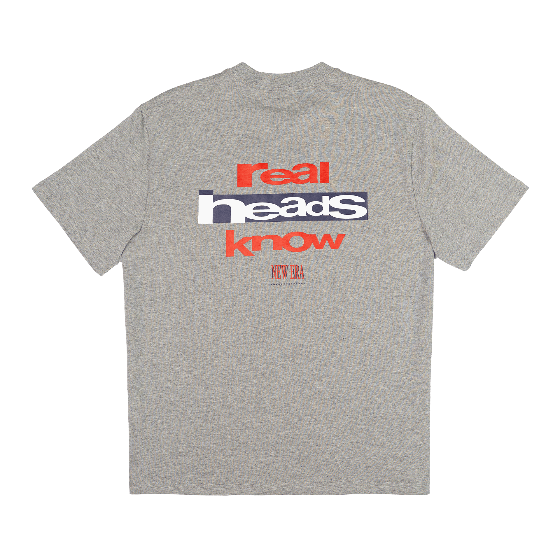 New Era Branded Real Heads Heather Gray T-Shirt - Image 2