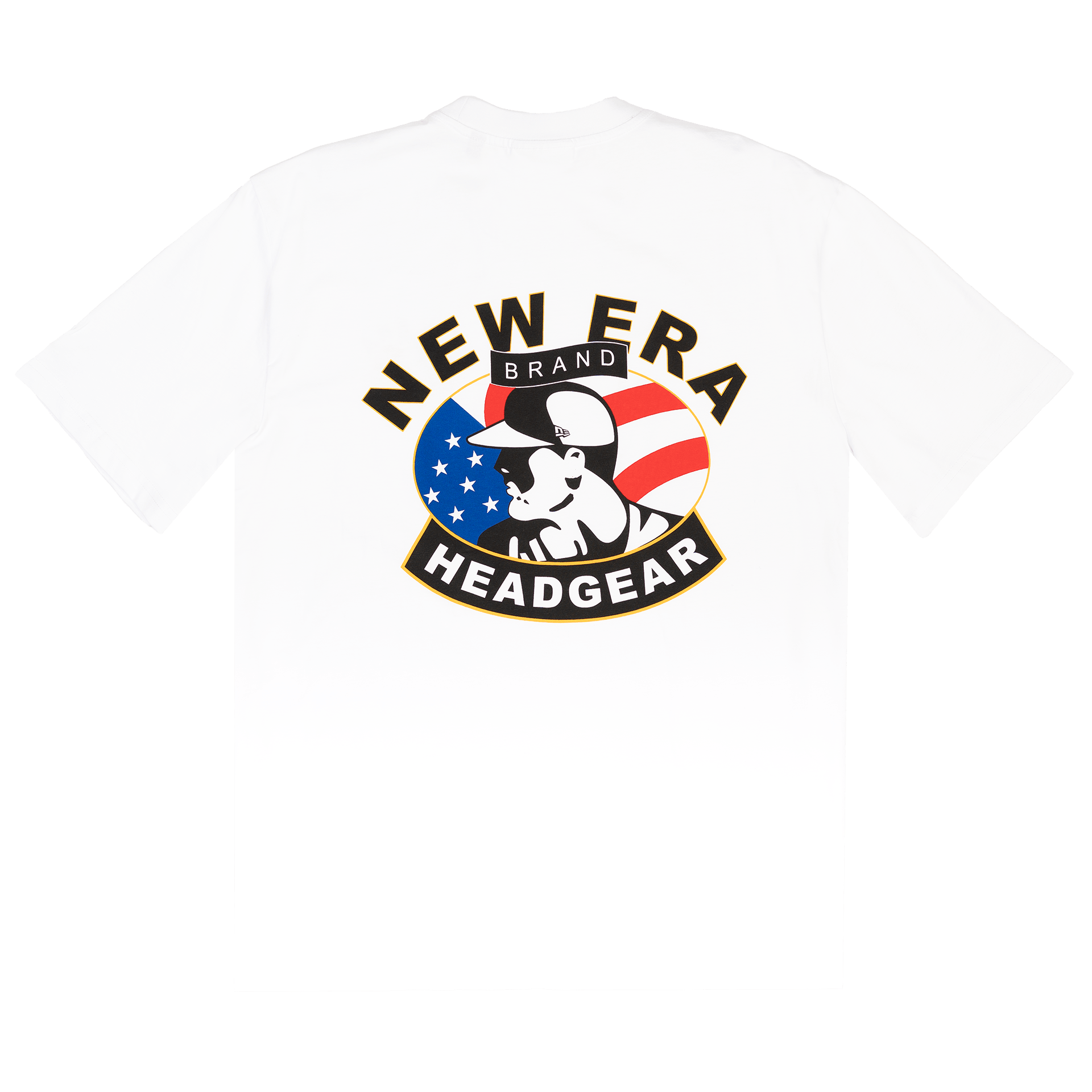 New Era Branded American Headgear Optic White T-Shirt - Image 2