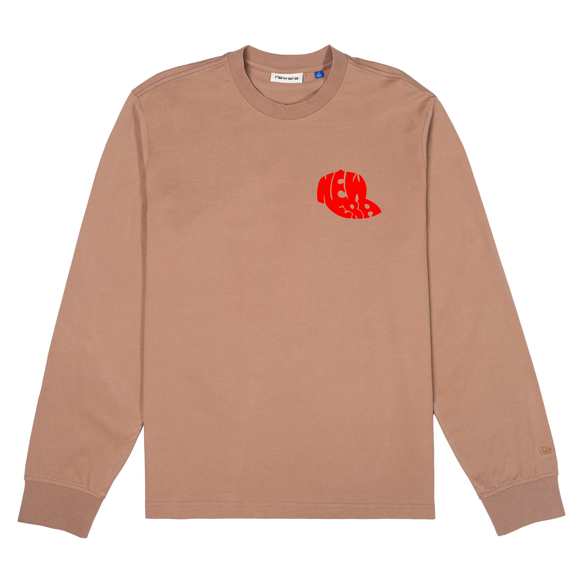 New Era Branded 59FIFTY Archivist Taupe Gray Long Sleeve T-Shirt