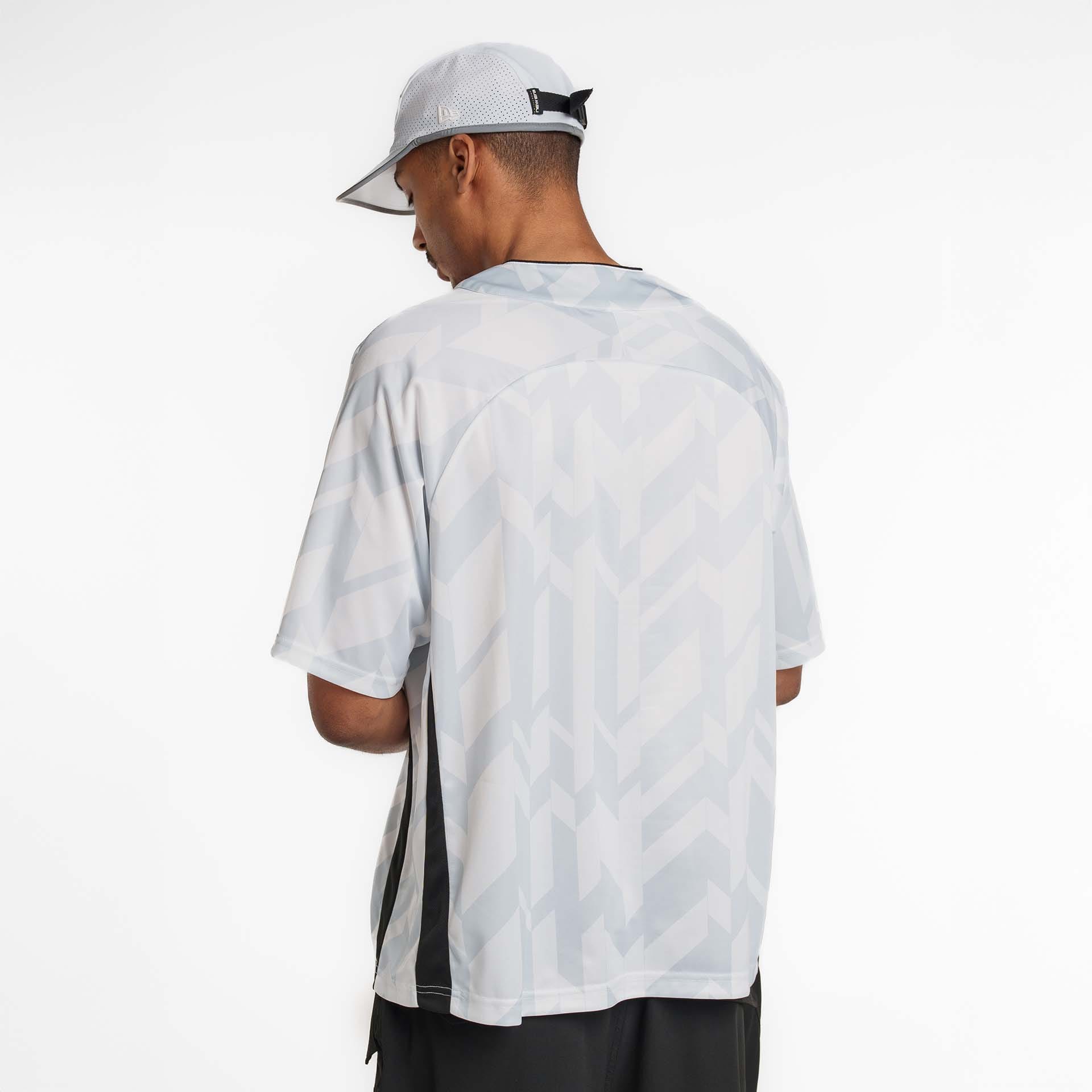 New Era Branded Advantage Printed Optic White Soccer Jersey - Image 4