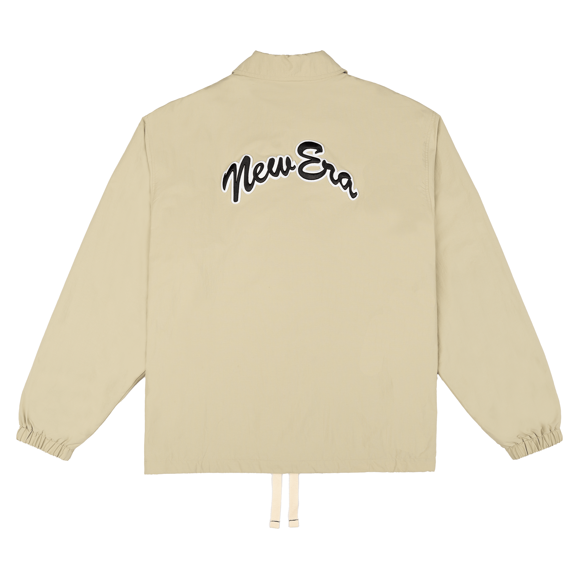 New Era Branded Ripstop Script Nylon Abbey Stone Coach's Jacket - Image 3