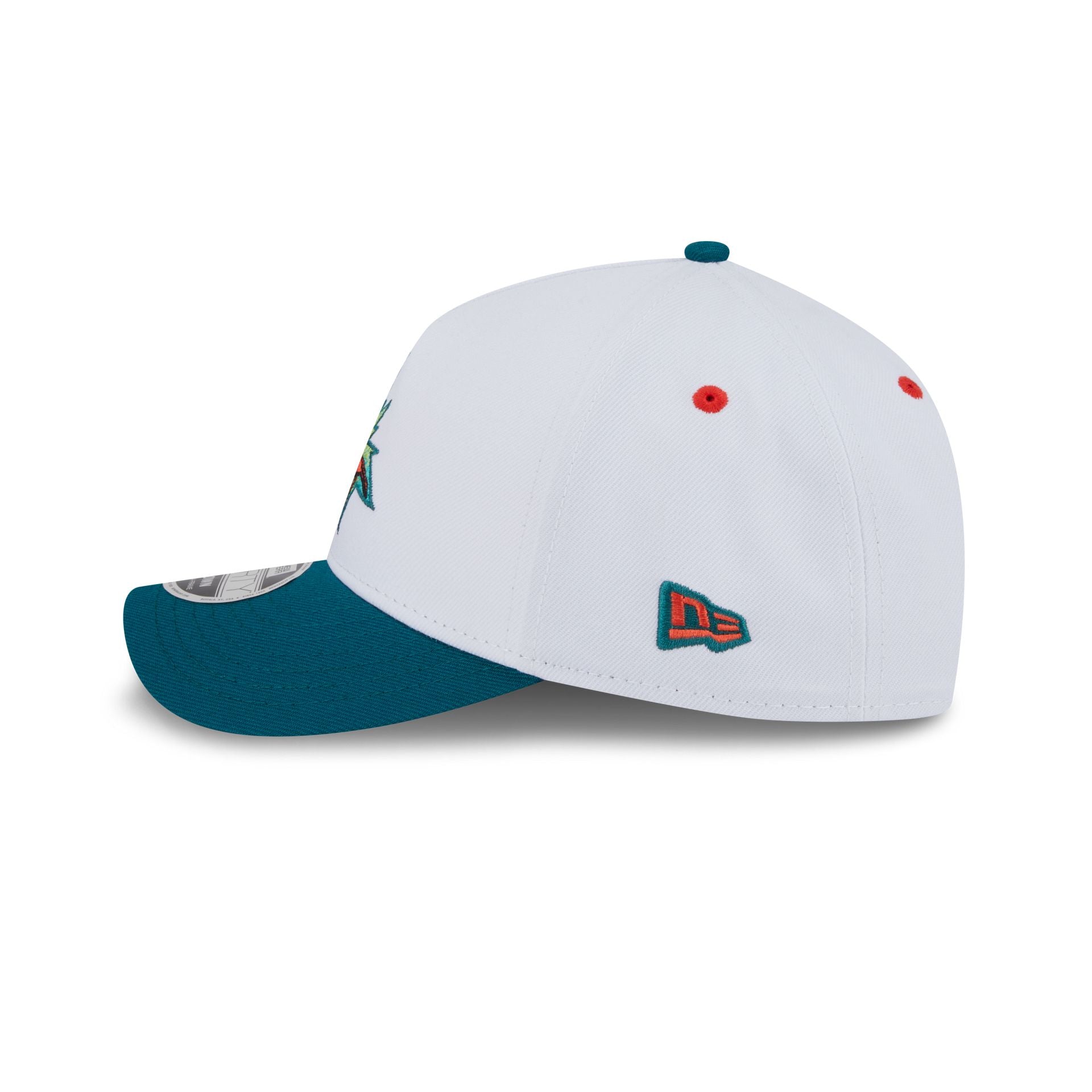 San Jose Earthquakes 2025 Jersey Hook White 9FORTY M-Crown A-Frame Snapback Hat - Image 5