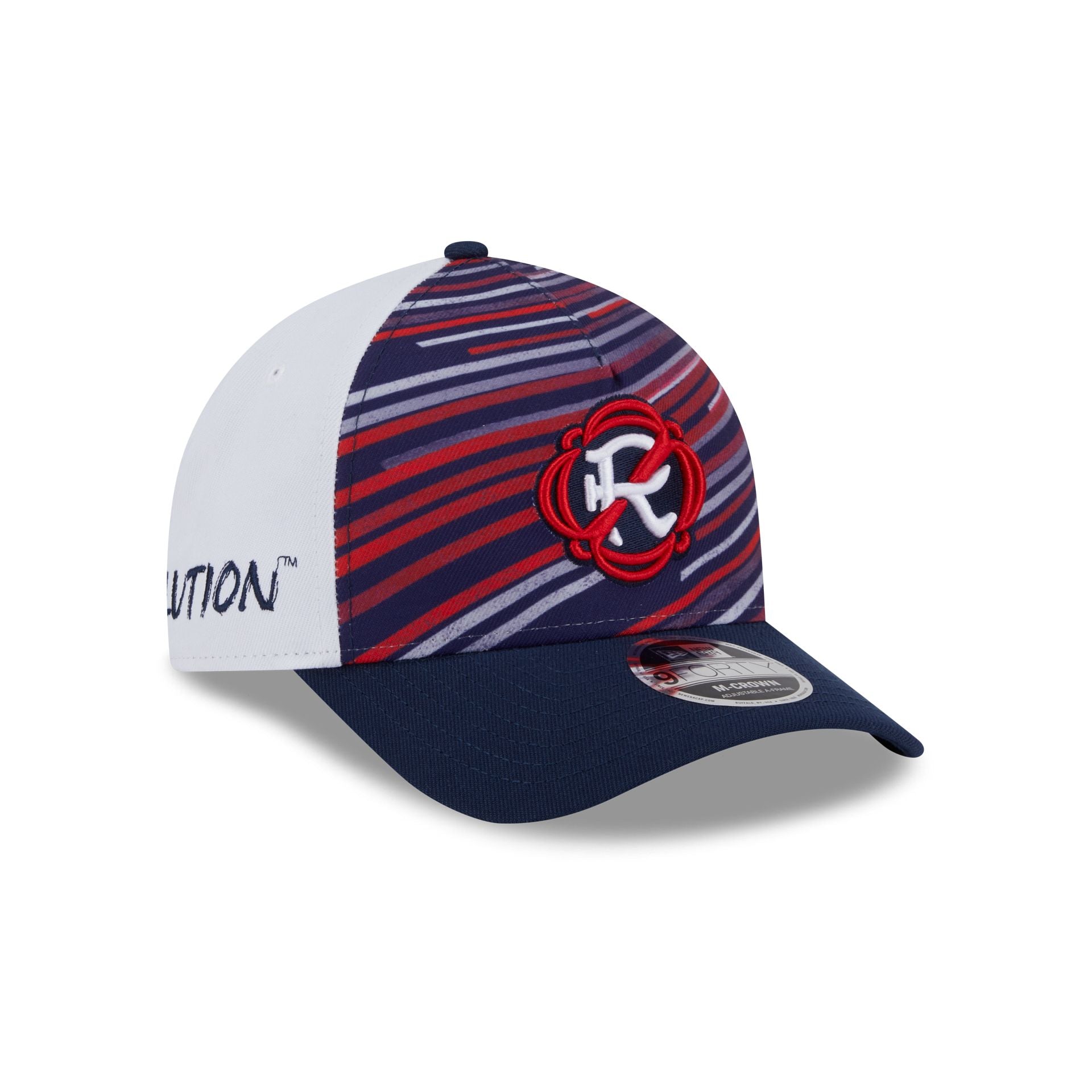 New England Revolution 2025 Jersey Hook Multicolor 9FORTY M-Crown A-Frame Snapback Hat