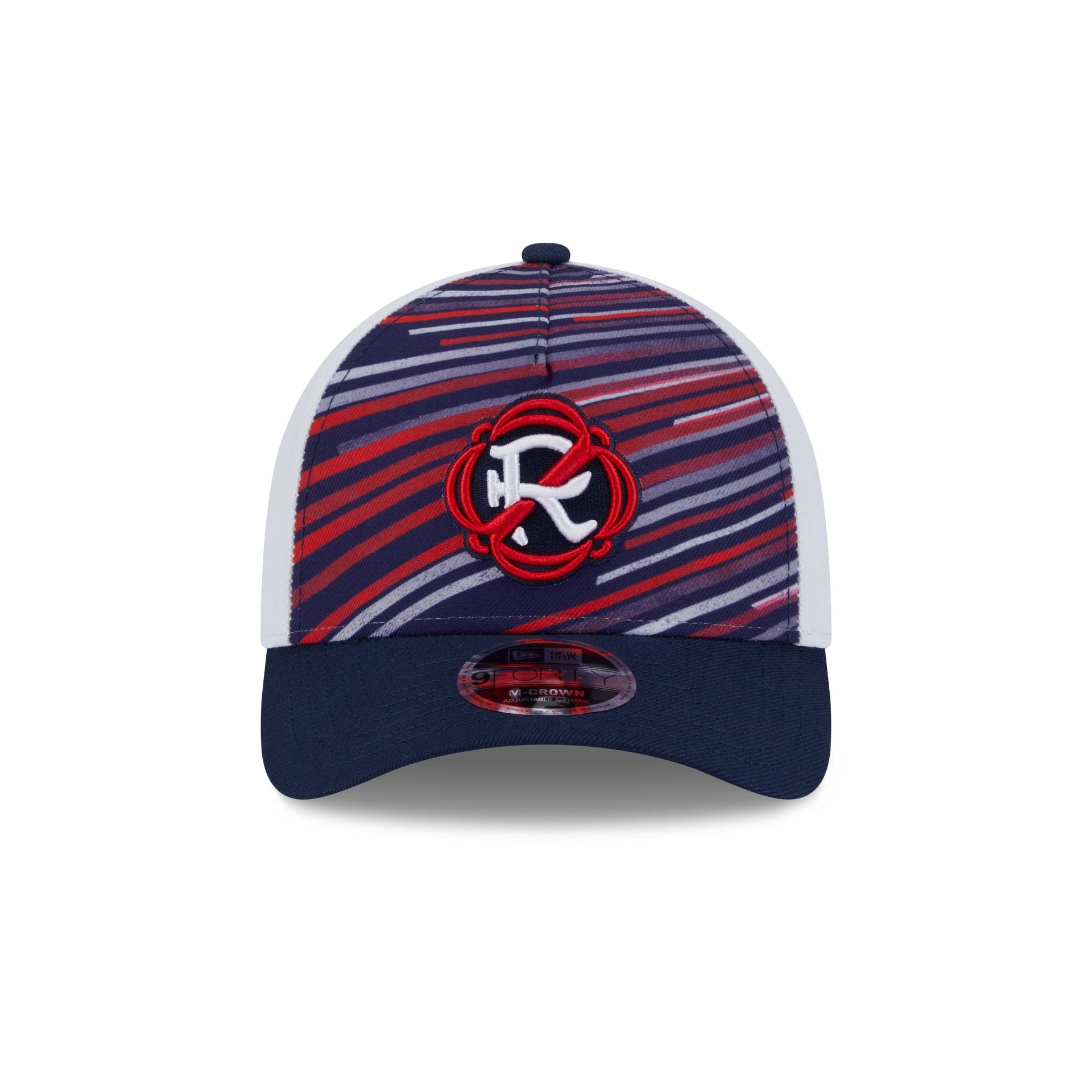 New England Revolution 2025 Jersey Hook Multicolor 9FORTY M-Crown A-Frame Snapback Hat - Image 2
