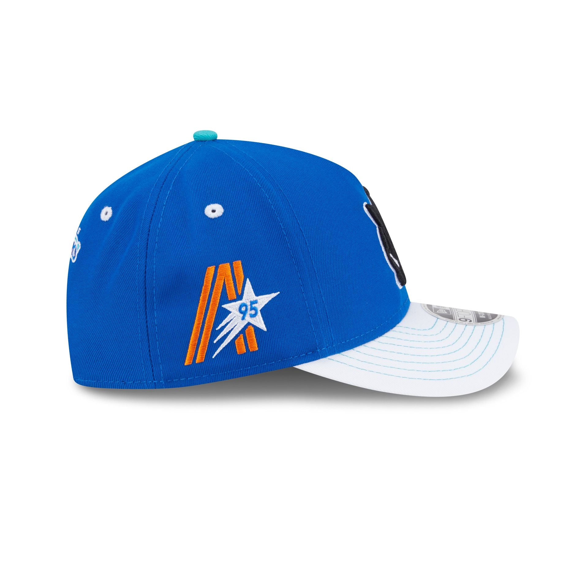 Seattle Sounders 2025 Jersey Hook Blue 9FORTY M-Crown A-Frame Snapback Hat - Image 4
