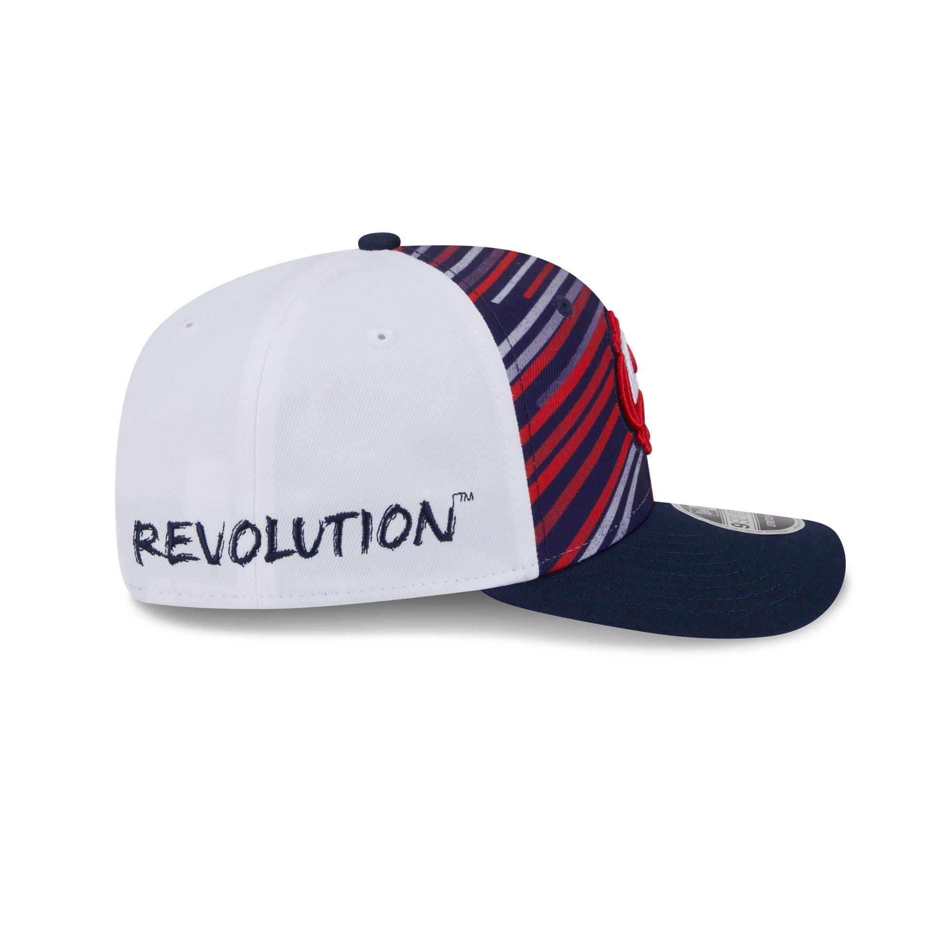 New England Revolution 2025 Jersey Hook Multicolor 9SEVENTY Stretch-Snap Hat - Image 4