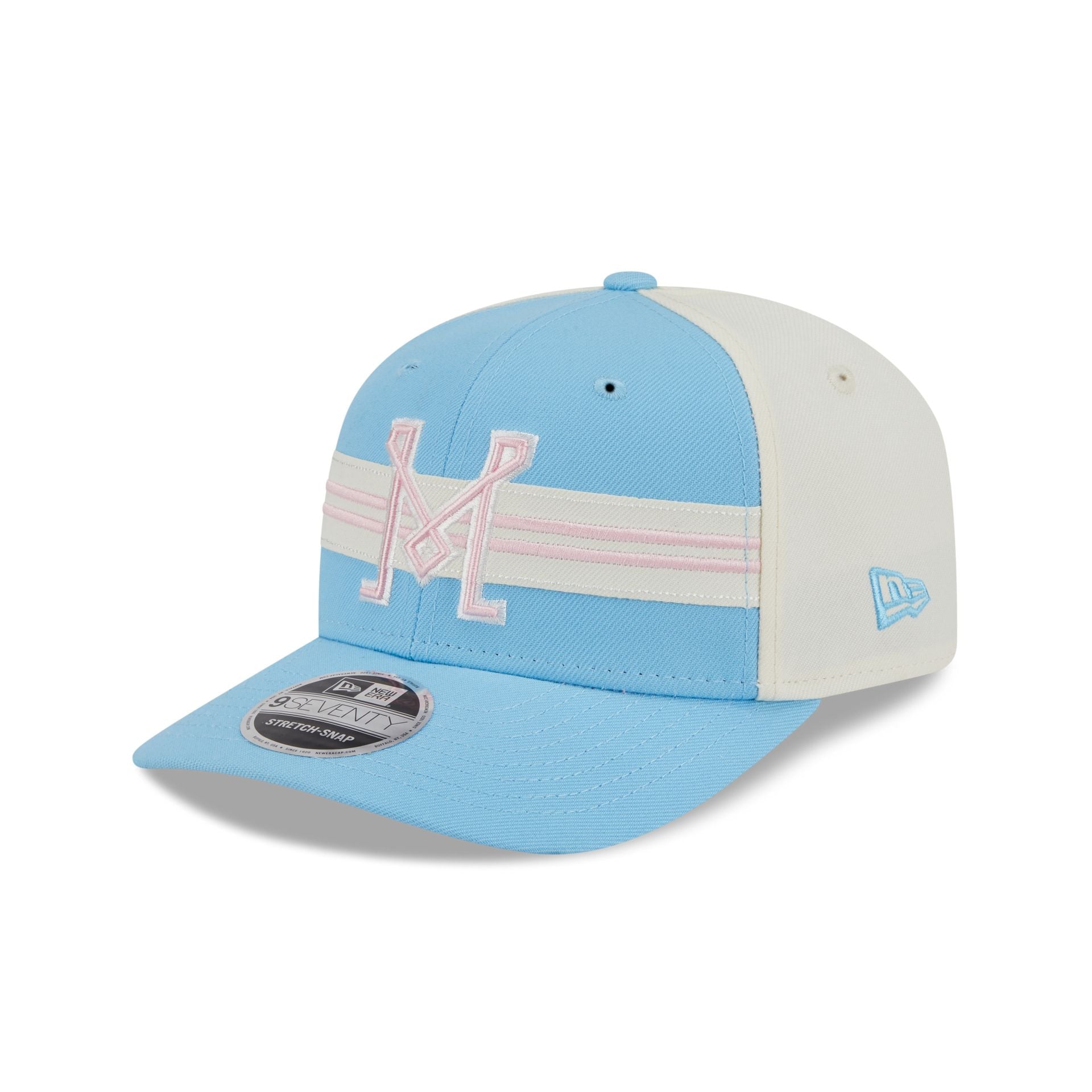 Inter Miami 2025 Jersey Hook Light Blue 9SEVENTY Stretch-Snap Hat - Image 3