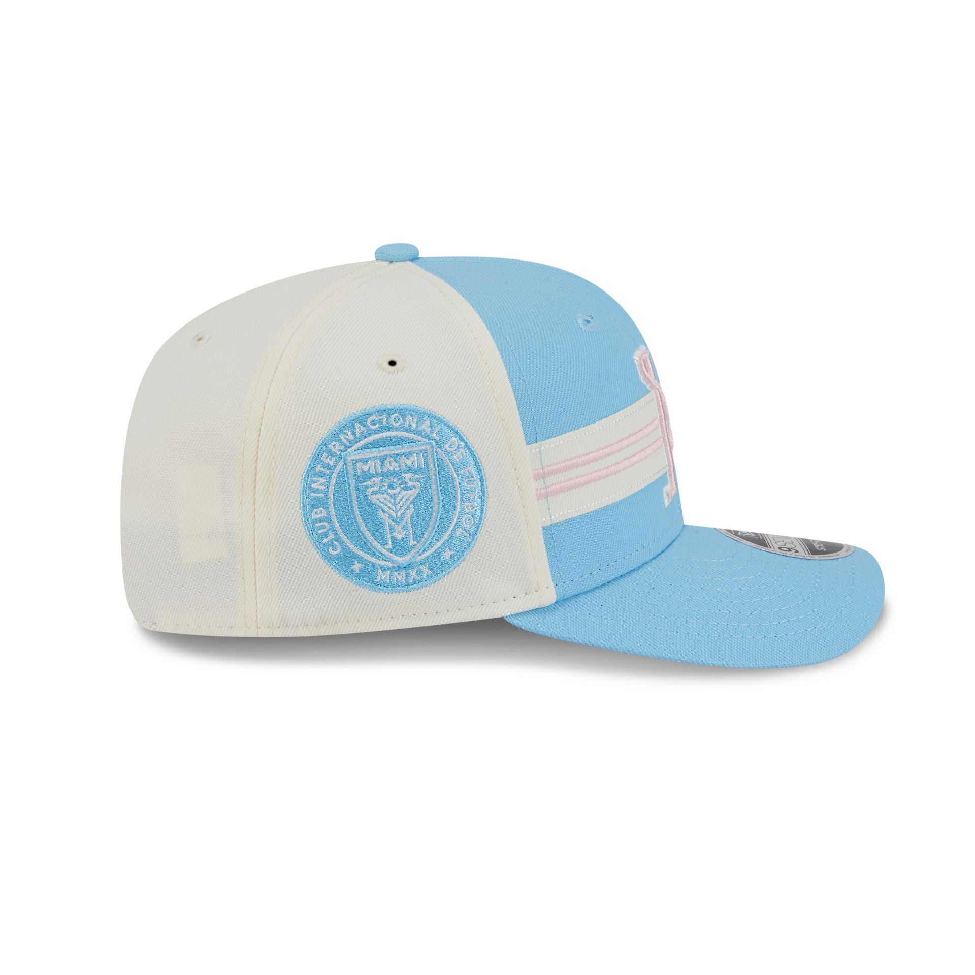Inter Miami 2025 Jersey Hook Light Blue 9SEVENTY Stretch-Snap Hat - Image 4