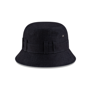 New Era Branded Belt Loop Denim Navy Bucket Hat