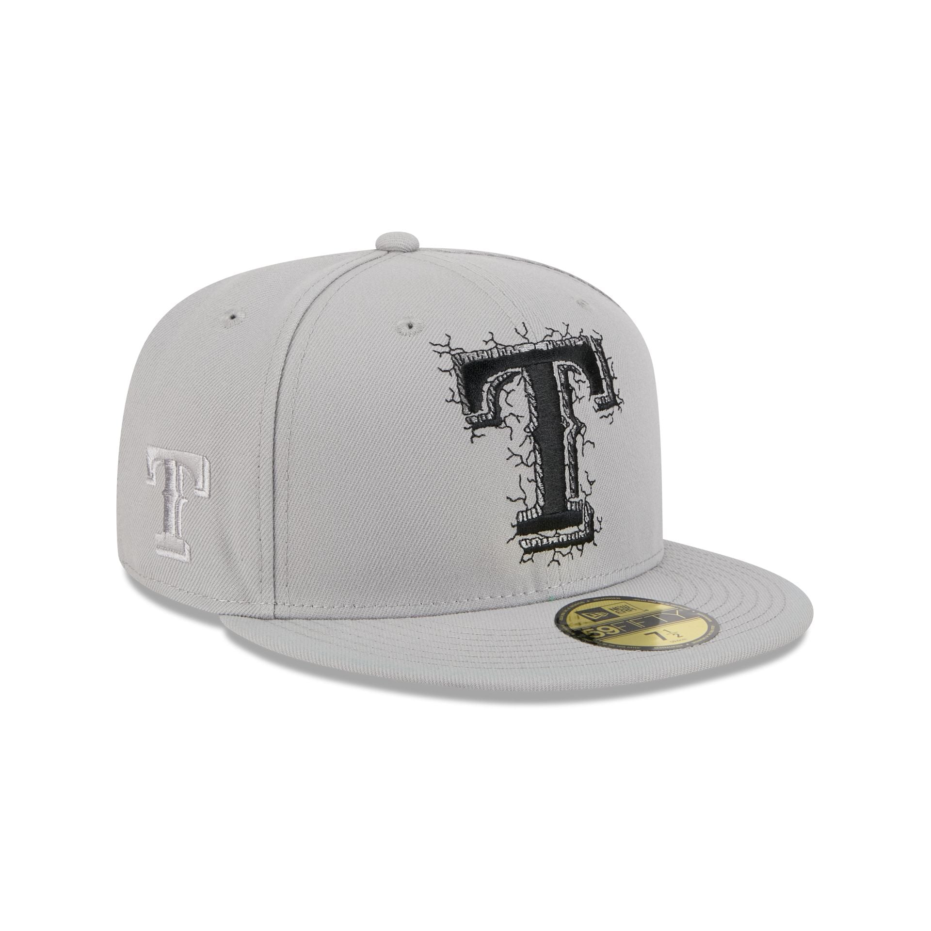 Texas Rangers Cracked Cement 59FIFTY Fitted Hat - Image 3