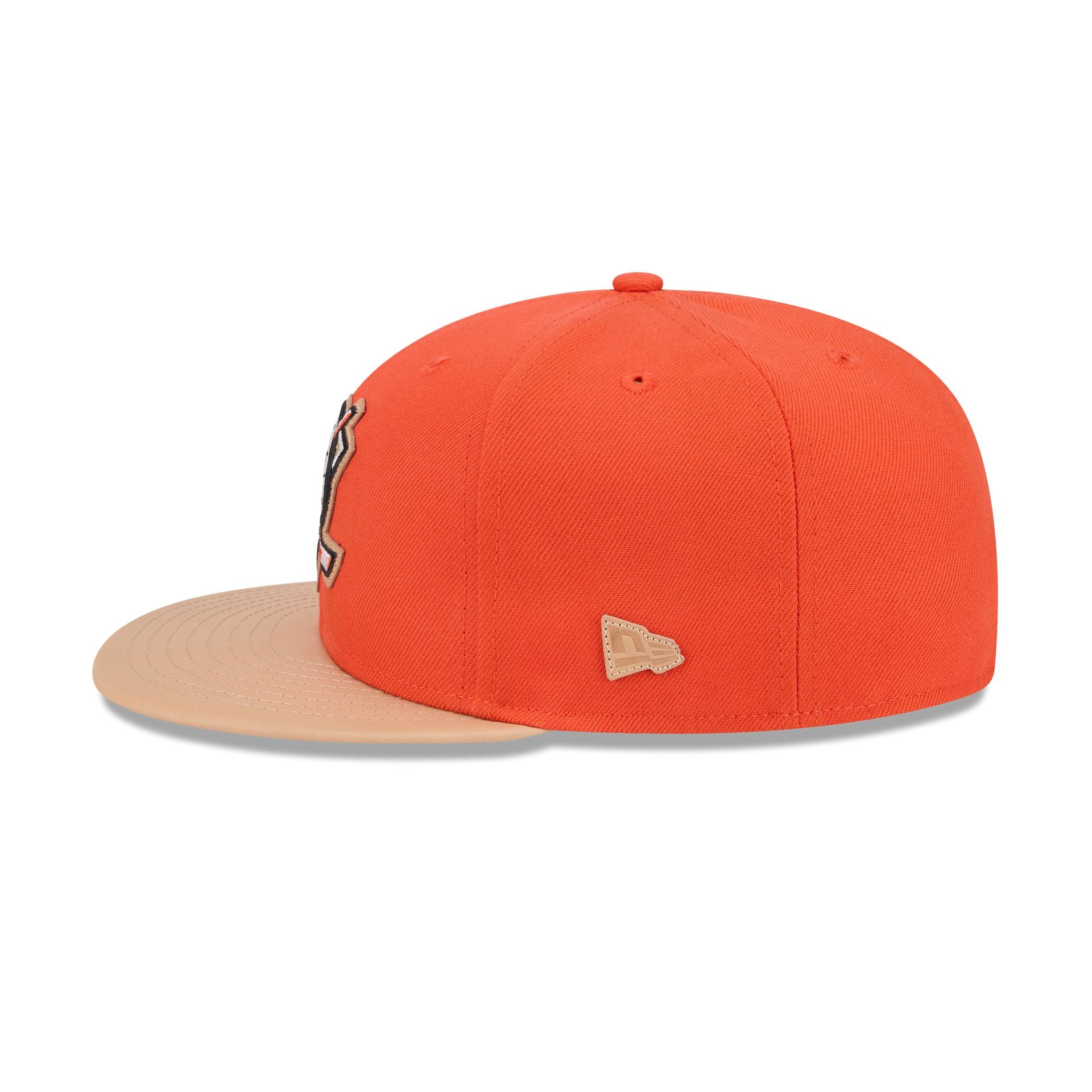 Anaheim Ducks Leather Visor 59FIFTY Fitted Hat - Image 4
