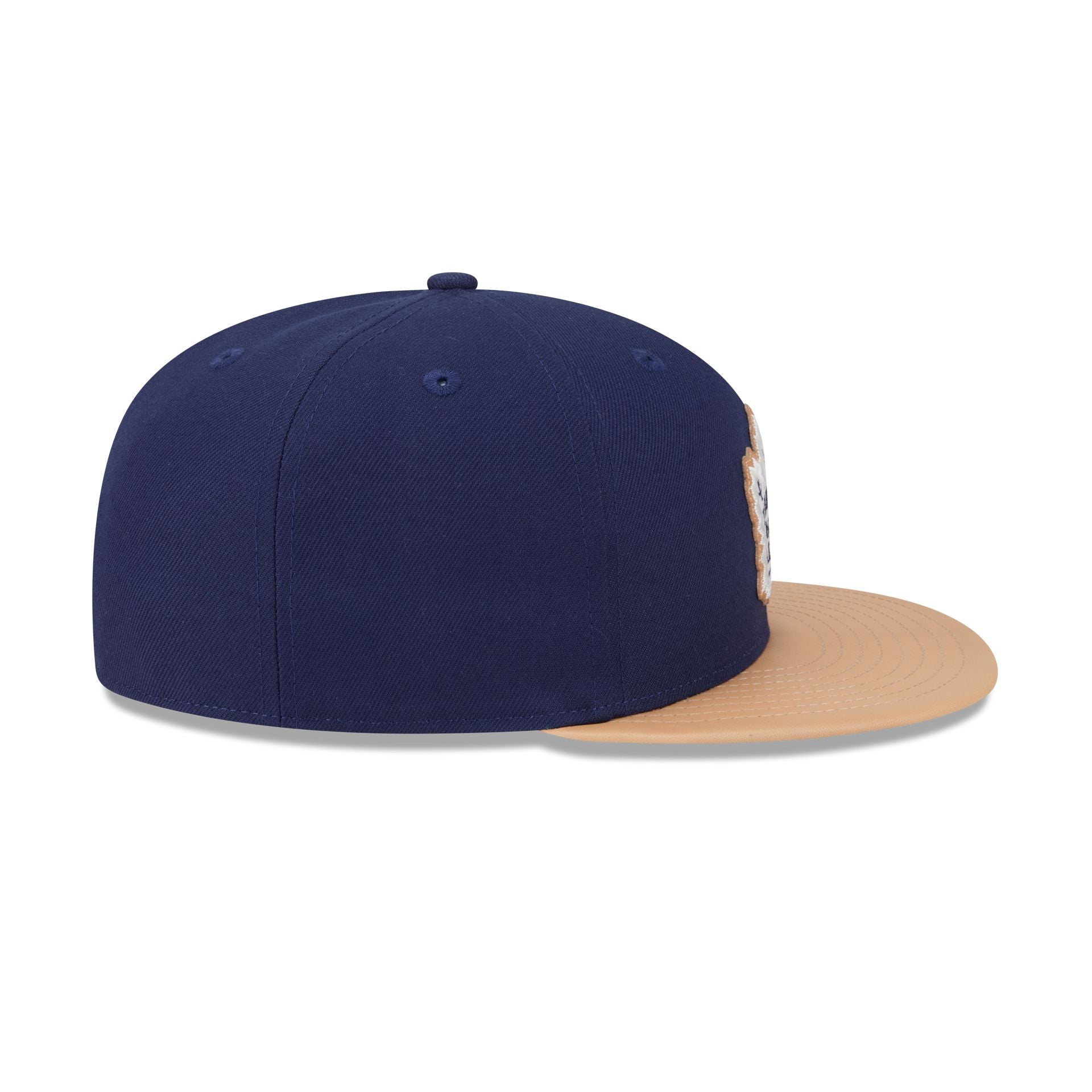 Toronto Maple Leafs Leather Visor 59FIFTY Fitted Hat - Image 5