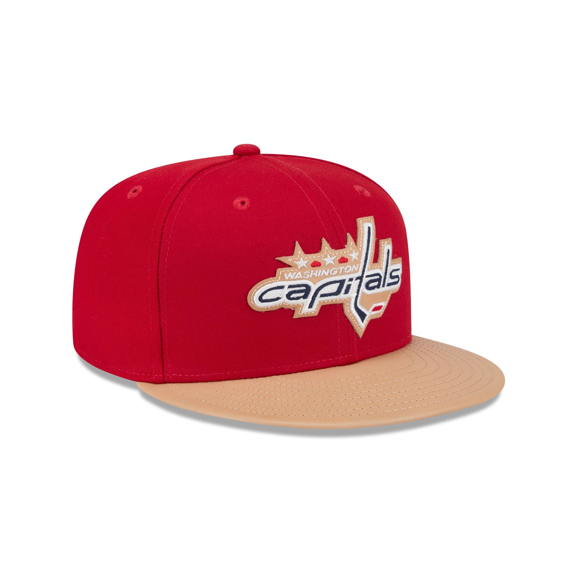 Washington Capitals Leather Visor 59FIFTY Fitted Hat - Image 3