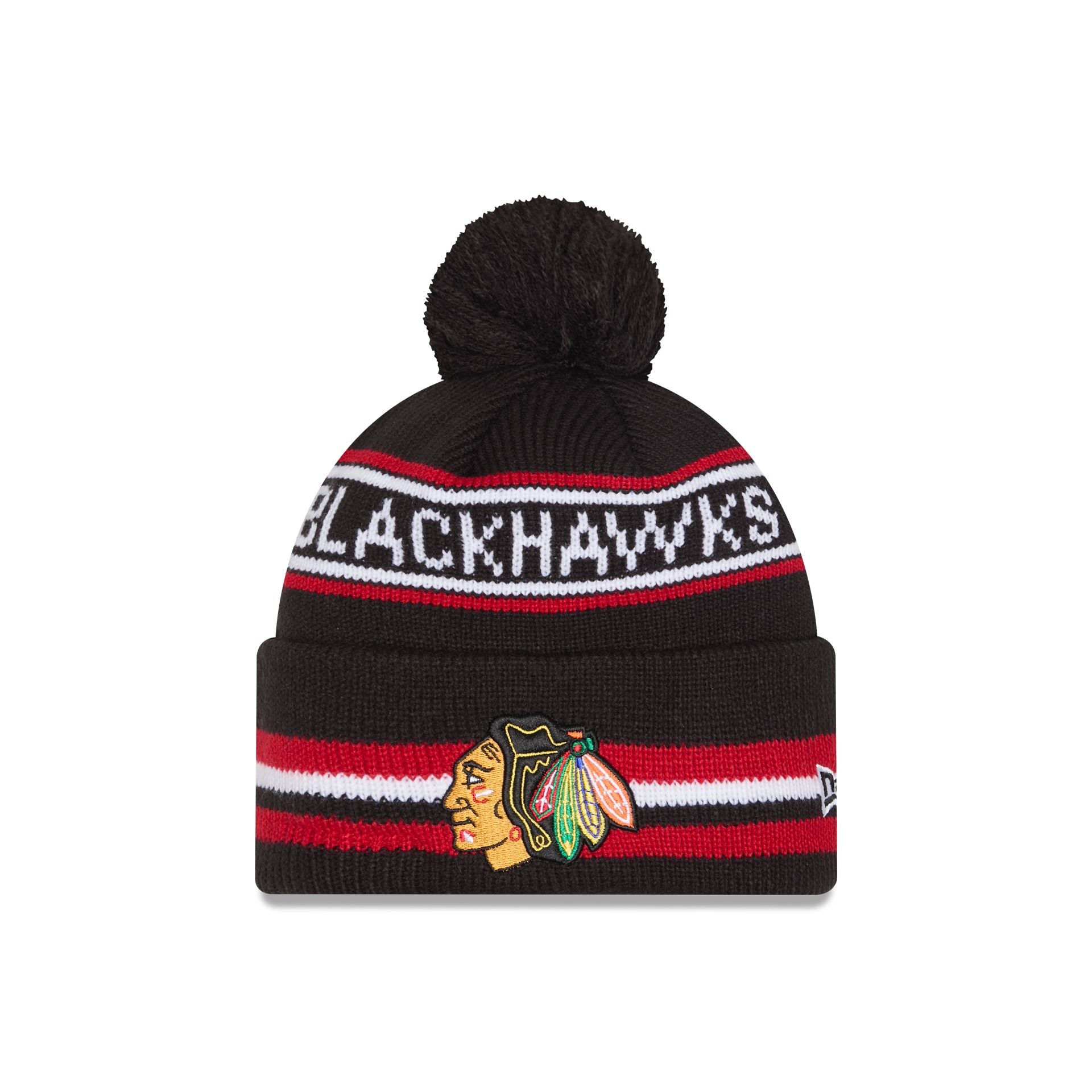Chicago Blackhawks Classic Pom Knit Hat