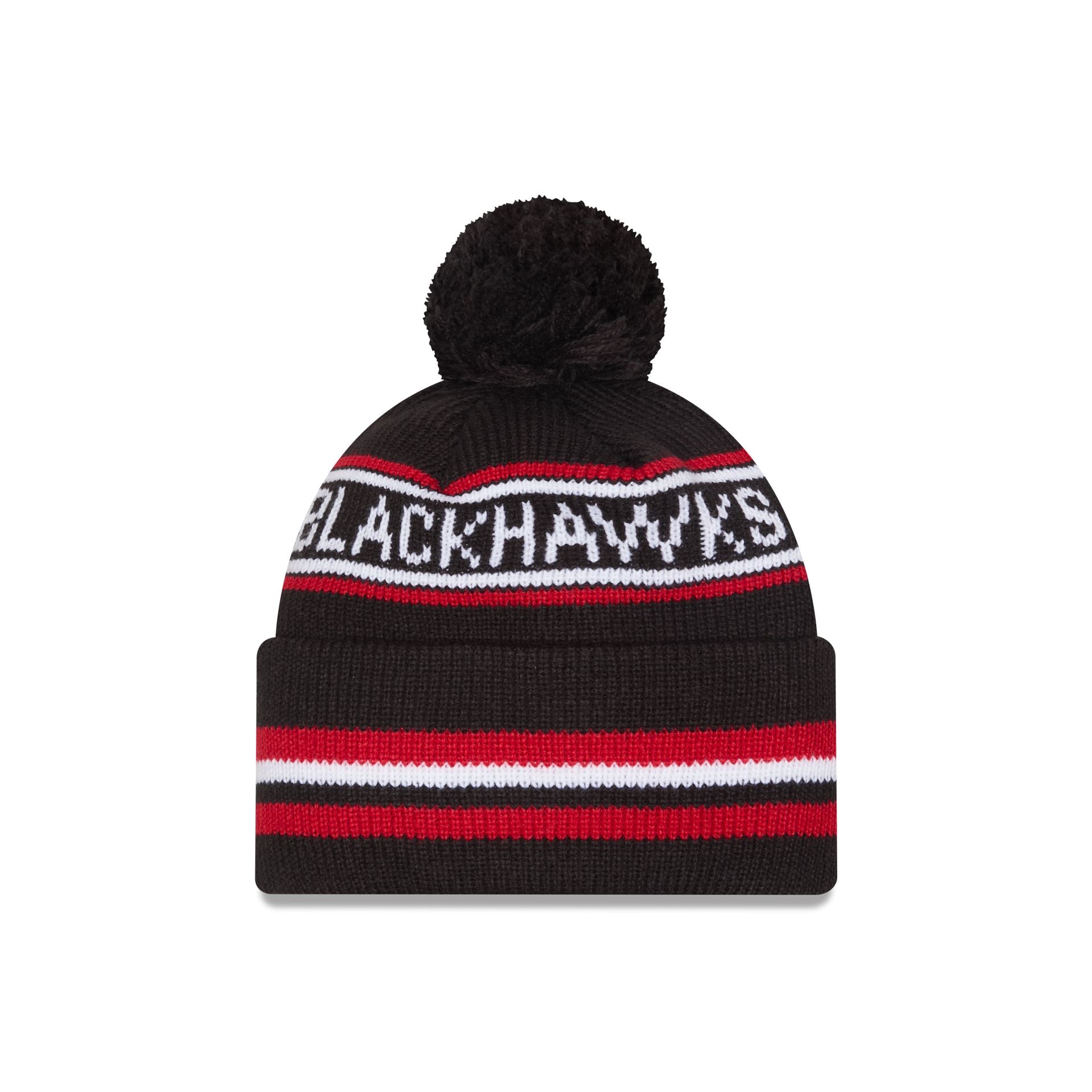 Chicago Blackhawks Classic Pom Knit Hat - Image 3