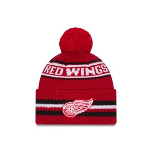 Detroit Red Wings Classic Pom Knit Hat