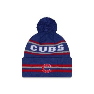 Chicago Cubs Classic Pom Knit Hat