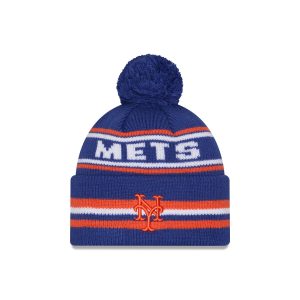 New York Mets Classic Pom Knit Hat