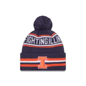 Illinois Fighting Illini Classic Pom Knit Hat