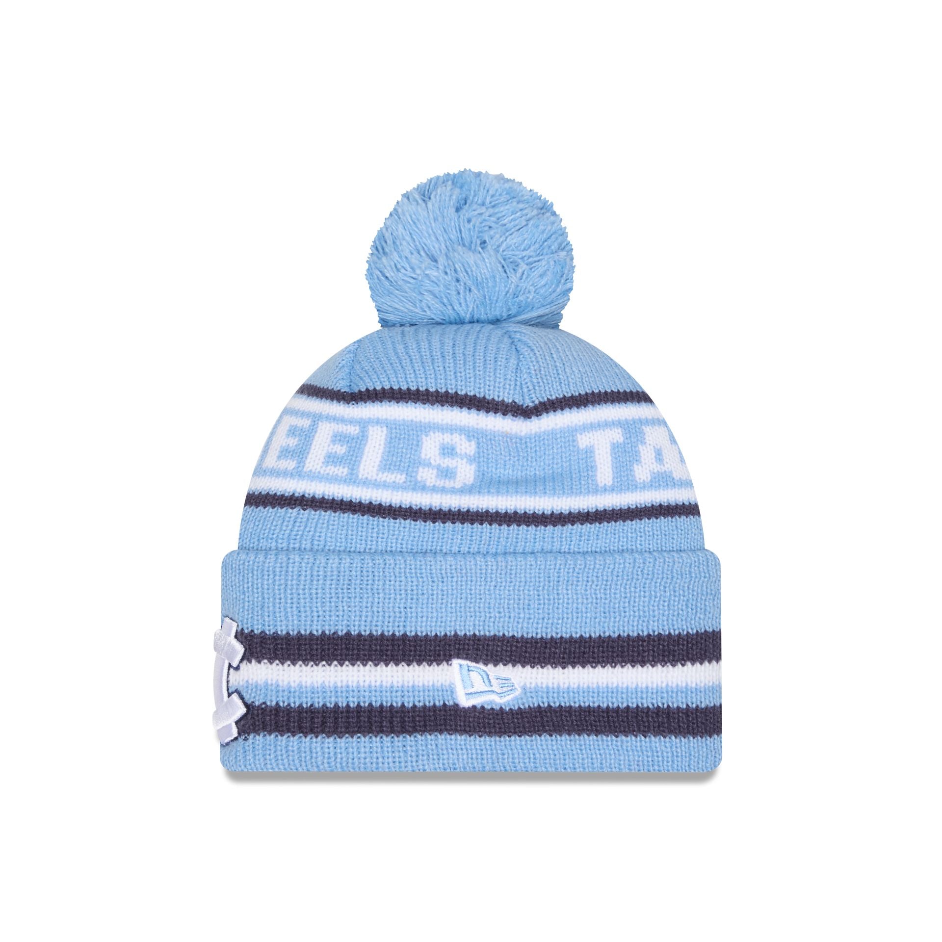 North Carolina Tar Heels Classic Pom Knit Hat - Image 2