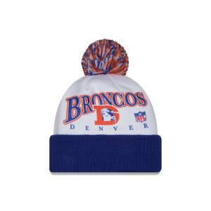 Denver Broncos Spirit Pom Knit Hat