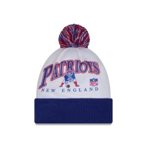 New England Patriots Spirit Pom Knit Hat