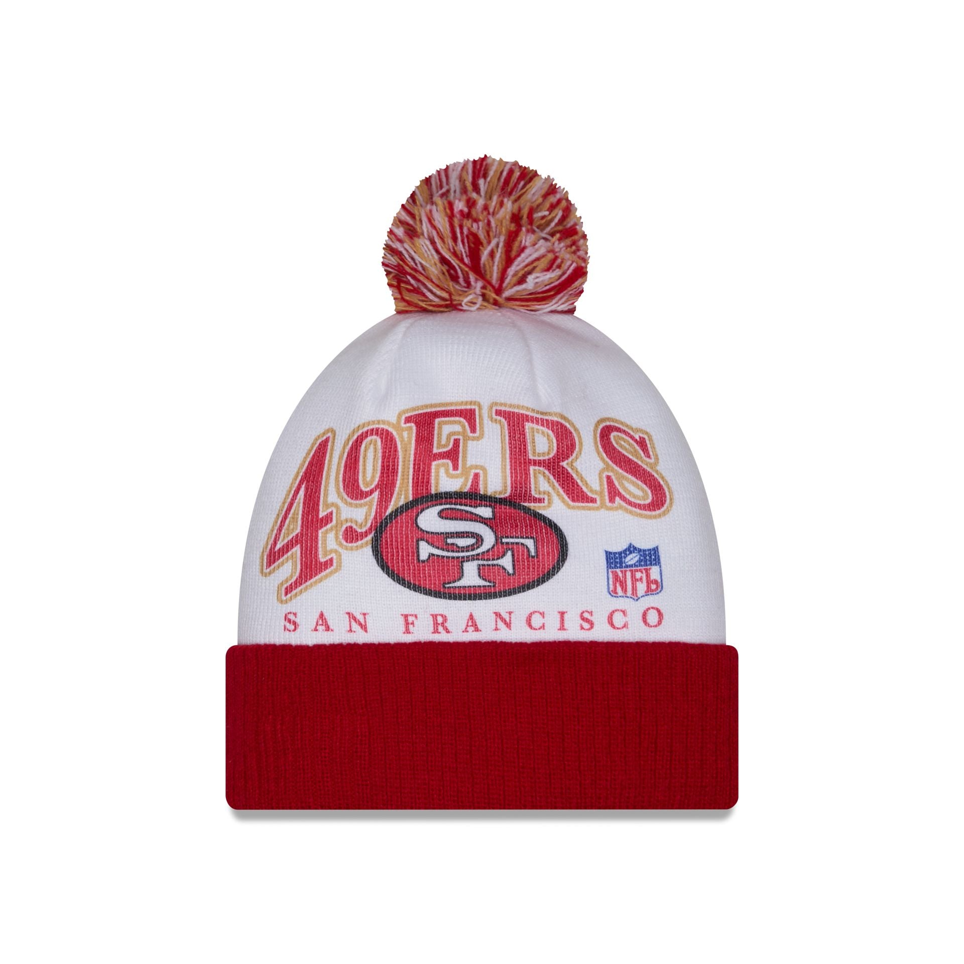San Francisco 49ers Spirit Pom Knit Hat