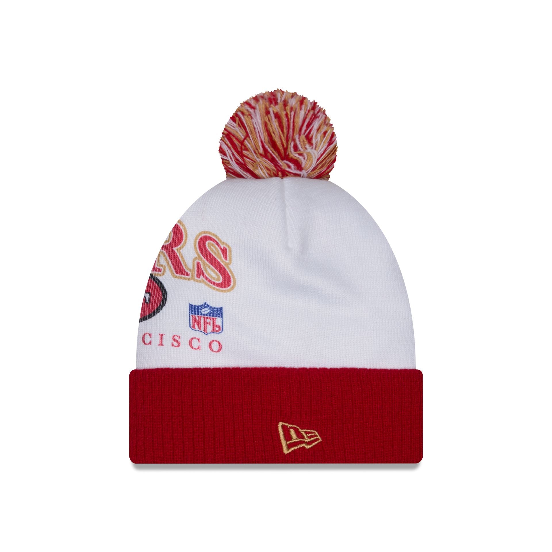 San Francisco 49ers Spirit Pom Knit Hat - Image 2