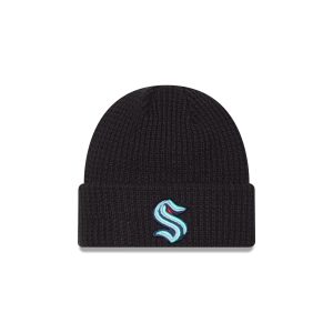 Seattle Kraken Waffle Stitch Knit Beanie Hat