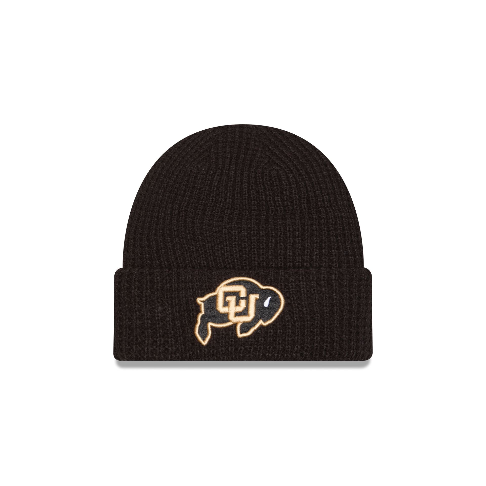 Colorado Buffaloes Waffle Stitch Knit Beanie Hat
