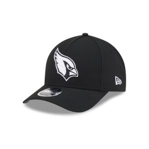 Arizona Cardinals Black & White 9FORTY M-Crown A-Frame Snapback Hat