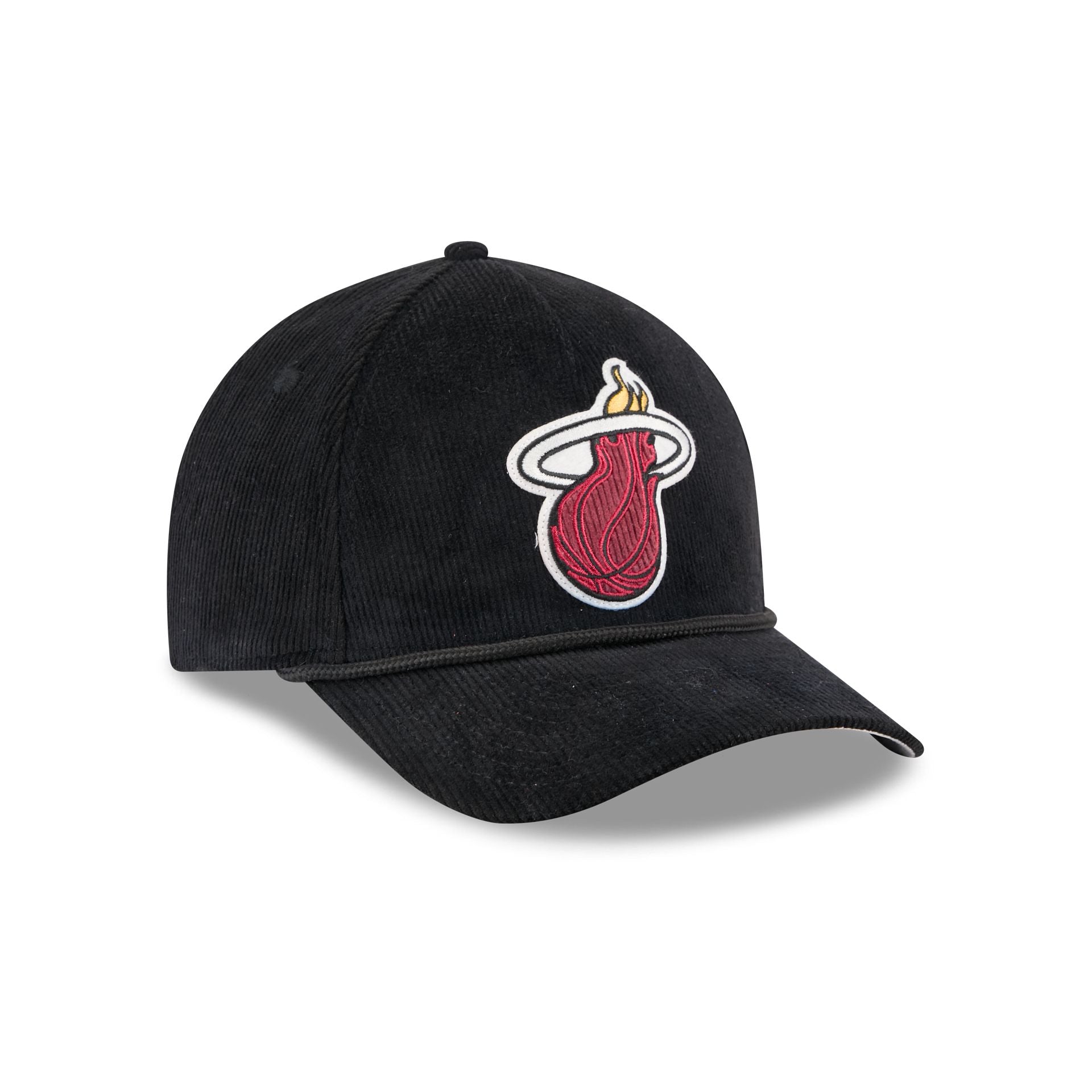 Miami Heat Corduroy 9FORTY M-Crown A-Frame Snapback Hat - Image 3
